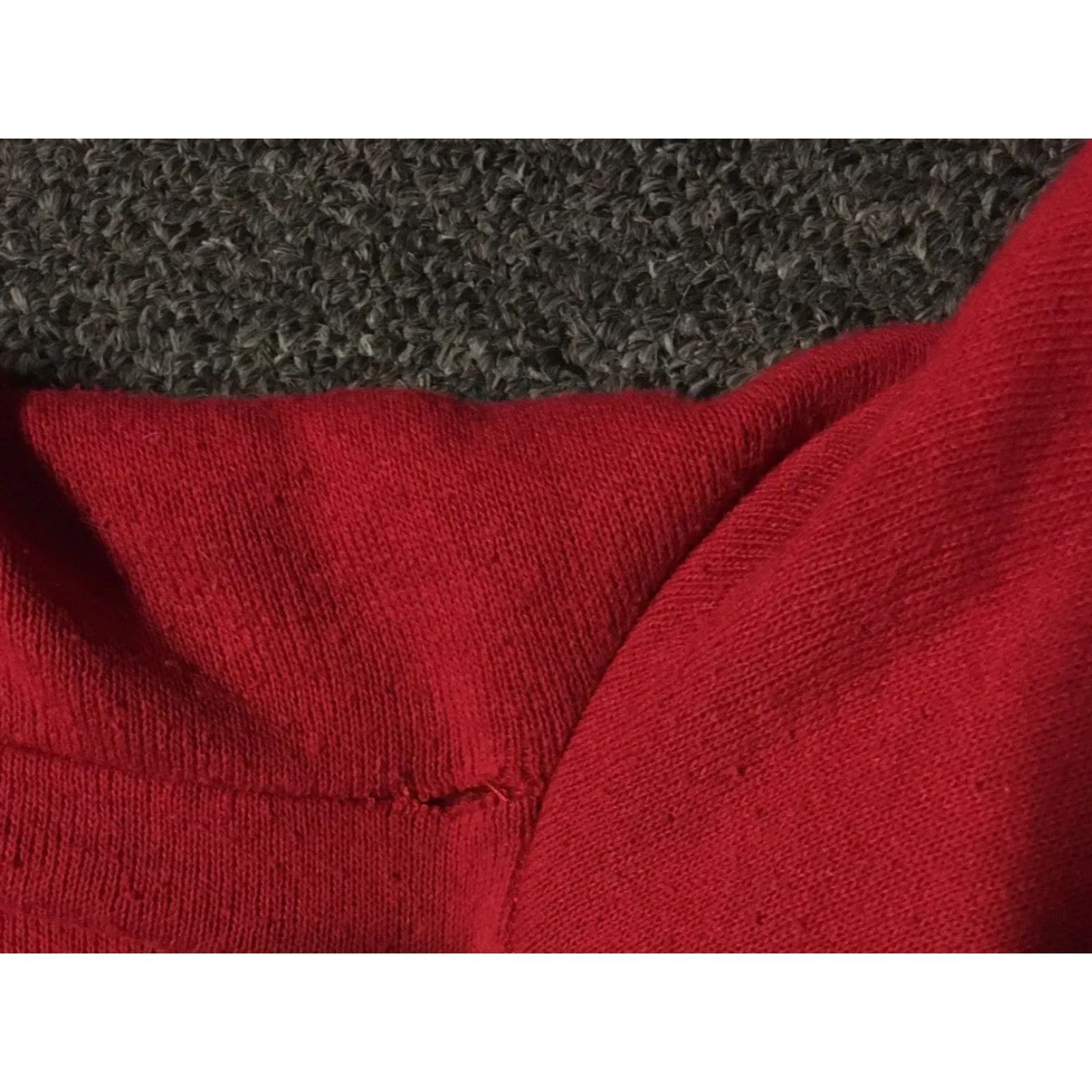 Lee VINTAGE LEE Zip Hoodie M USA 80s 90s Red Faded Full Zip Sweatshirt Mens Size US M / EU 48-50 / 2 - 6 Thumbnail