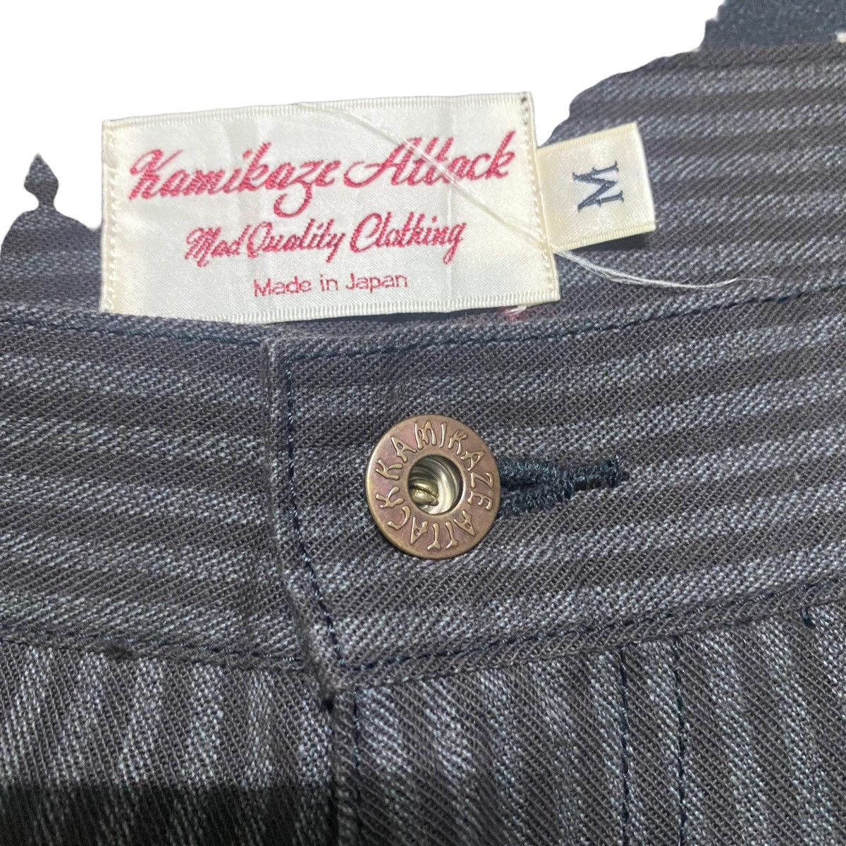 Kamikaze Attack KAMIKAZE ATTACK Hickory Striped Carpenter Pants Size US 30 / EU 46 - 9 Thumbnail