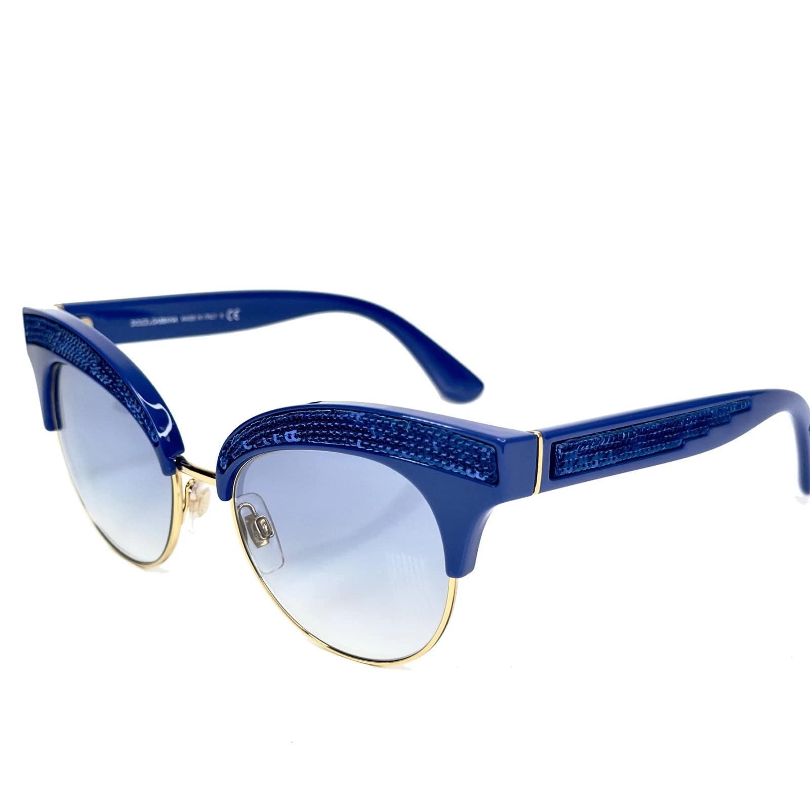 Dolce & Gabbana DOLCE & GABBANA DG6109 6109 Blue Gradient Fashion Sunglasses Size ONE SIZE - 9 Thumbnail