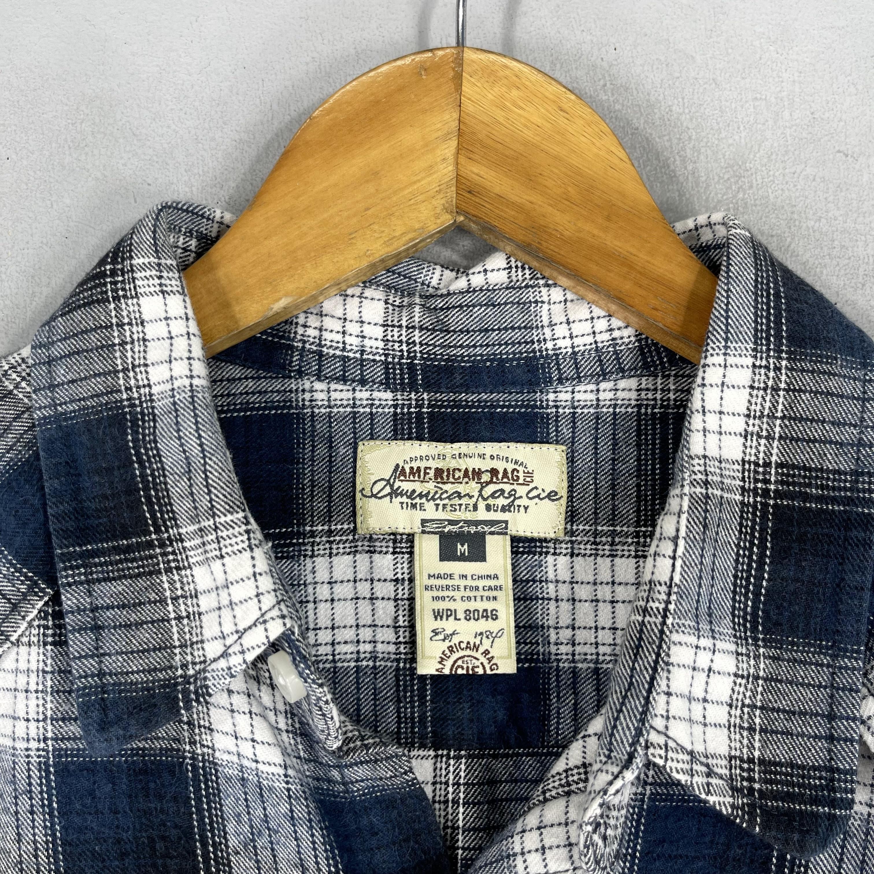 Flannel × Japanese Brand AMERICAN RAG Plaid Blue Tartan Flannel Button Up Size US M / EU 48-50 / 2 - 4 Thumbnail