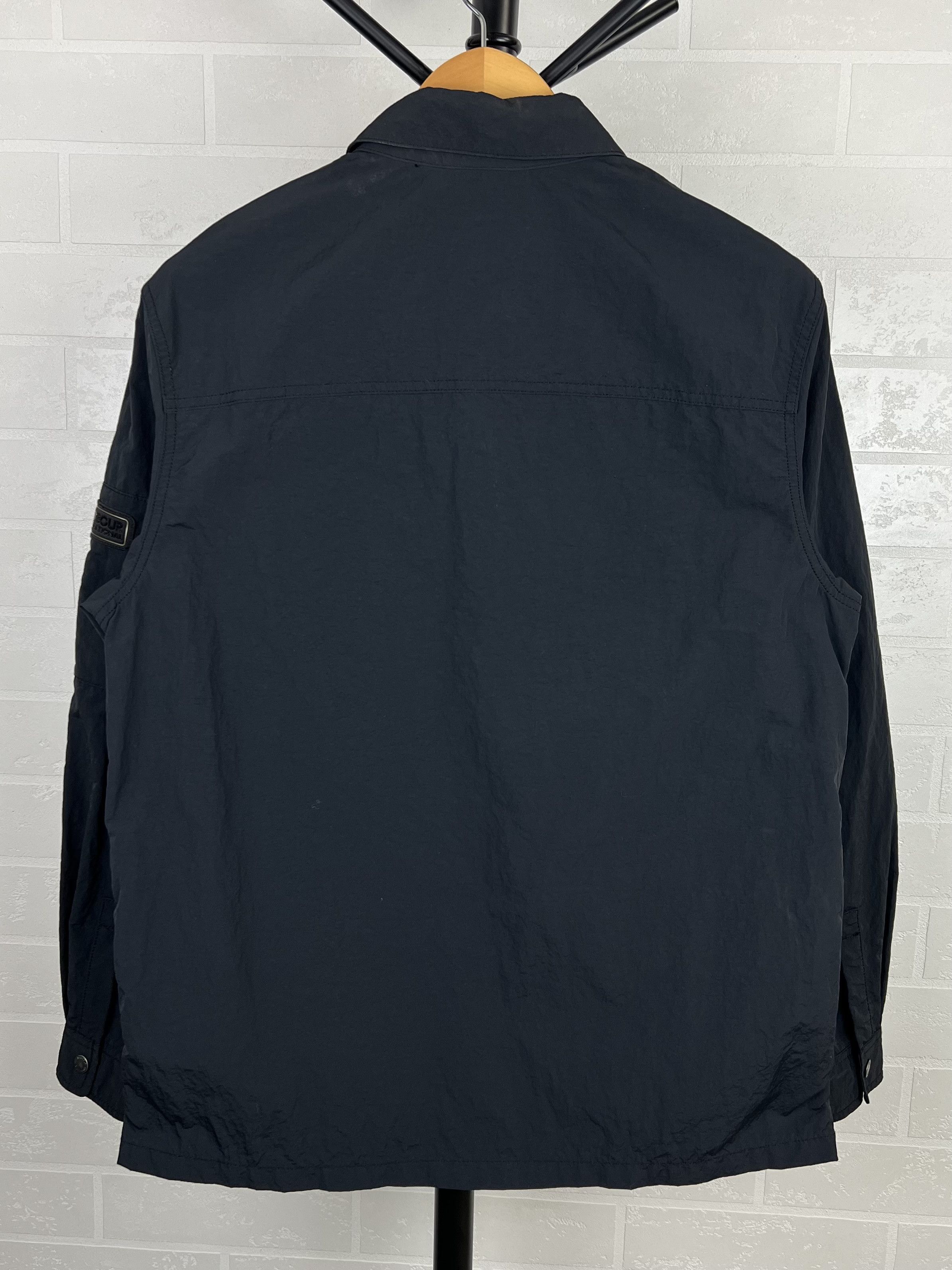 Barbour BARBOUR INTERNATIONAL Jacket Overshirt Pocket Logo Navy Mens Size US M / EU 48-50 / 2 - 7 Thumbnail