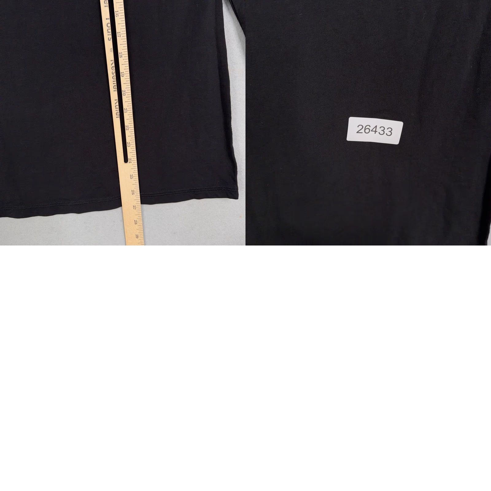 Vince Vince Shirt Womens Medium Black Pima Cotton Turtleneck Long Sleeve Stretch Top Capsule Size M / US 6-8 / IT 42-44 - 8 Thumbnail