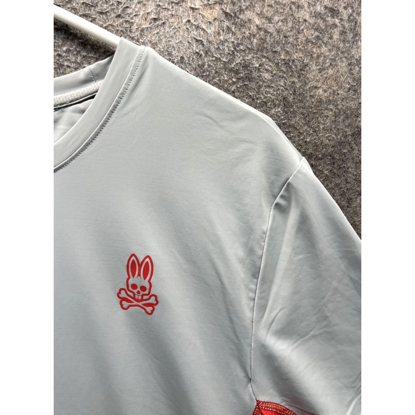 Psycho Bunny Psycho Bunny Shirt Mens Medium Gray Colorblock Lightweight Performance Tee Top Size US M / EU 48-50 / 2 - 7 Thumbnail