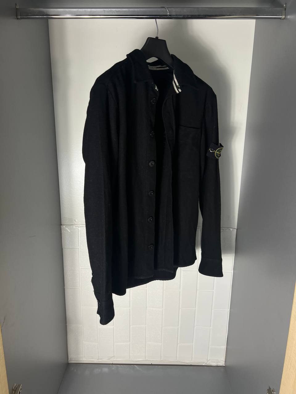 Stone Island VINTAGE STONE ISLAND SHIRT RETRO WOOL ITALIAN DESIGNER 90s Size US XL / EU 56 / 4 - 6 Thumbnail