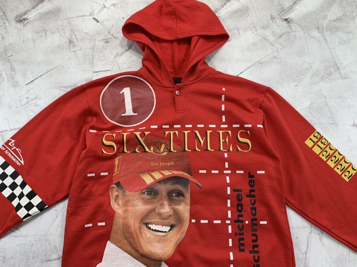 Ferrari × Vintage Mens hoodie Michael Schumacher Size L Size US L / EU 52-54 / 3 - 3 Thumbnail