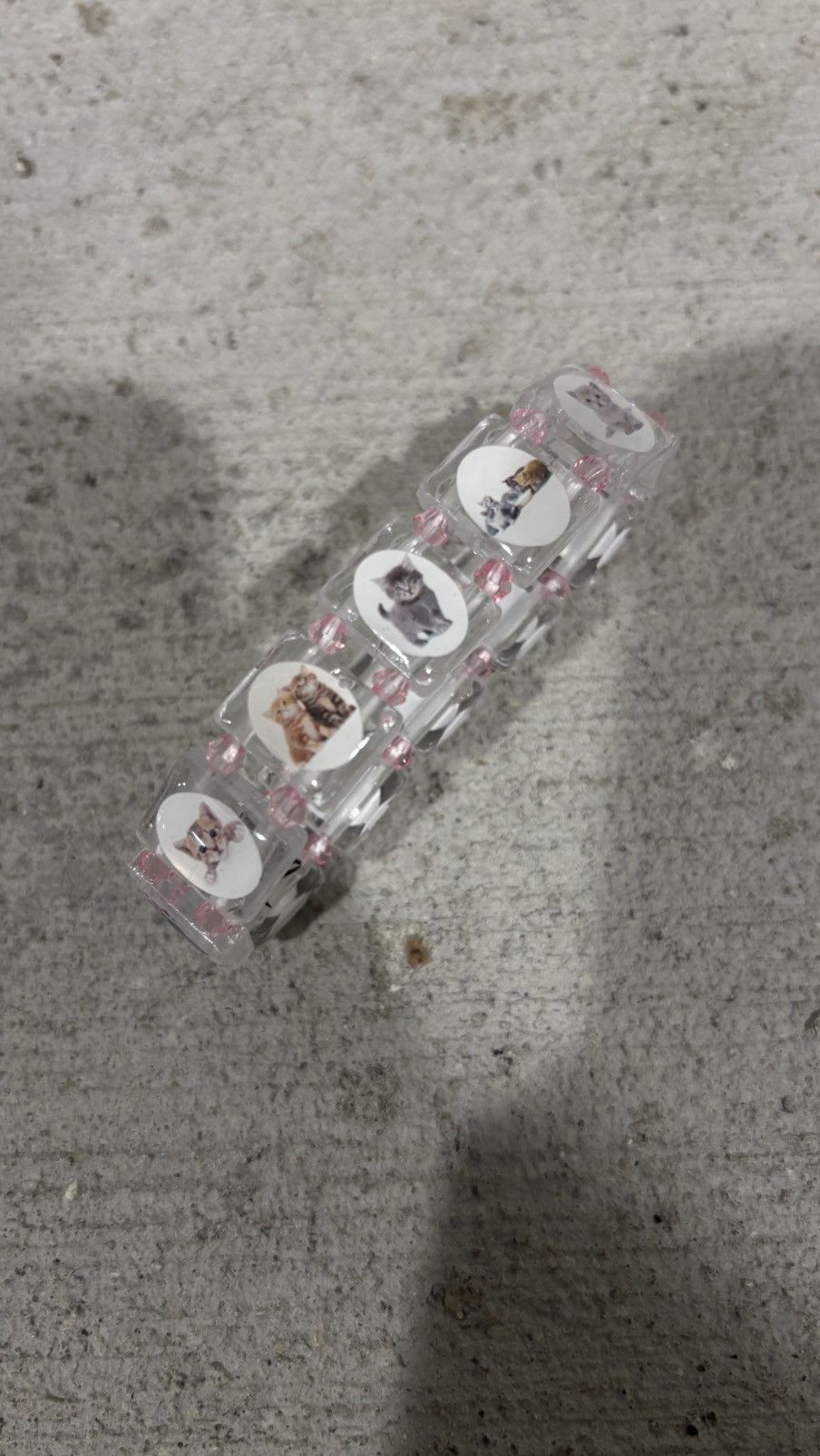 Pre-owned Grailed Bazo 1199 Valentines Cat Bracelet In Multi