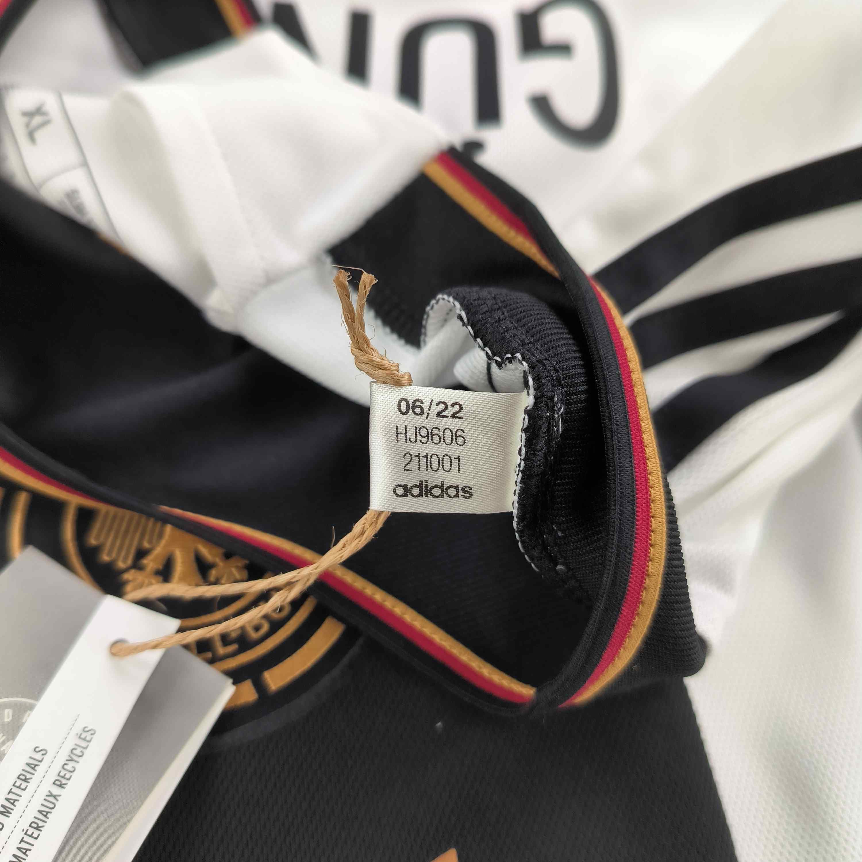 Adidas NEW Germany 22-24 Adidas home Gündogan football jersey sz XL Size US XL / EU 56 / 4 - 8 Thumbnail