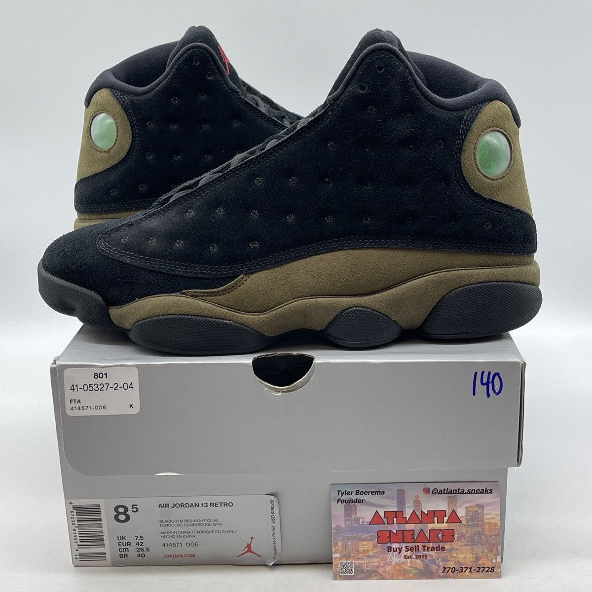 Jordan Brand Air Jordan 13 olive Size US 8.5 / EU 41-42 - 1 Thumbnail
