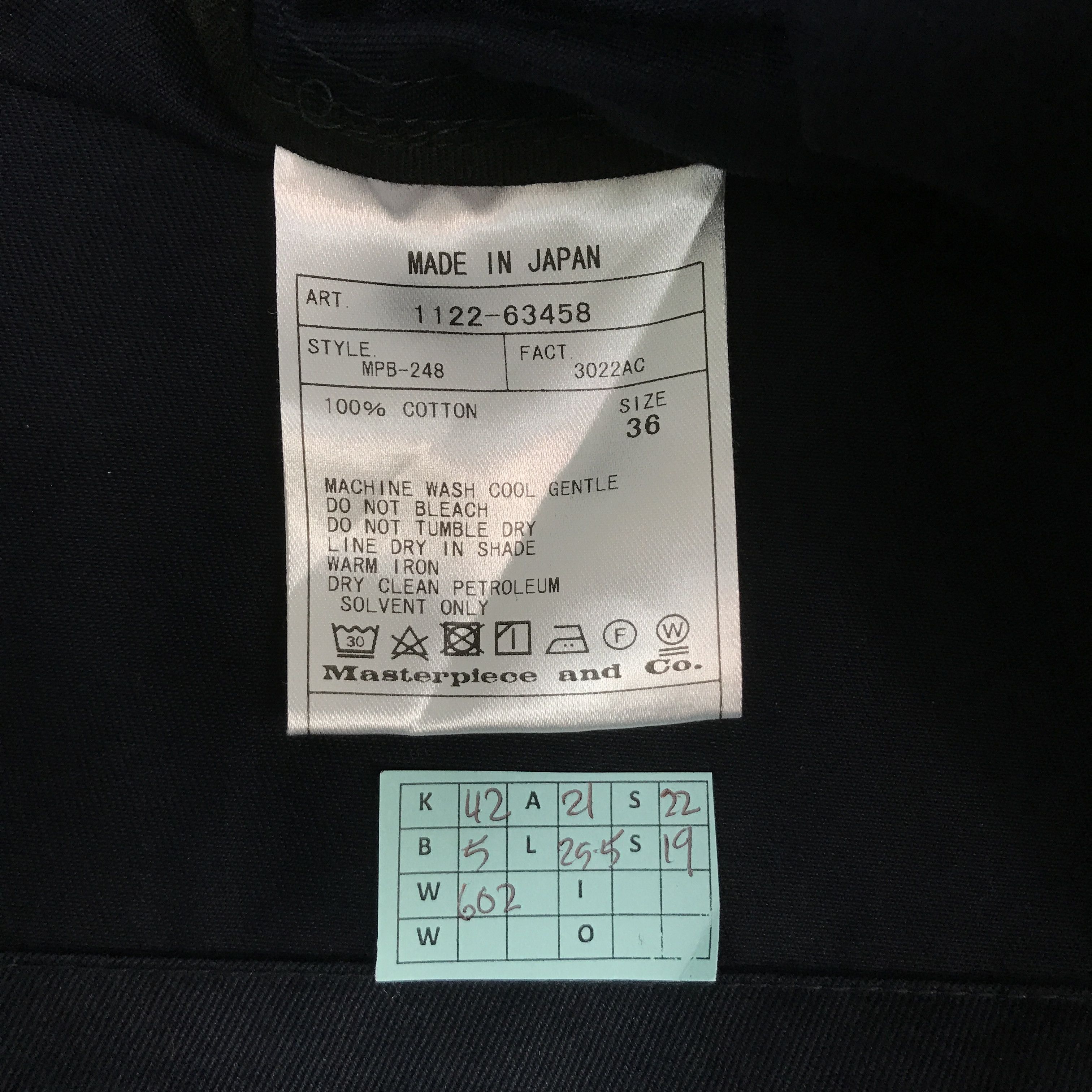 Japanese Brand SCYE MASTRPIECE JAPAN NAVY JACKET Size US L / EU 52-54 / 3 - 12 Thumbnail