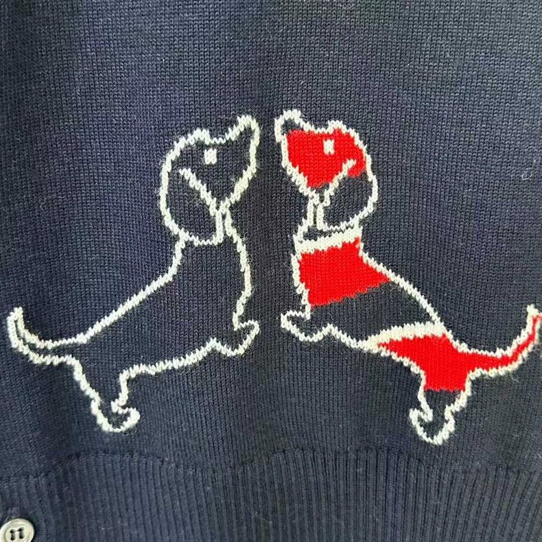 Thom Browne Thom Browne Sausage dog wool knit short sleeves Size US XS / EU 42 / 0 - 5 Thumbnail