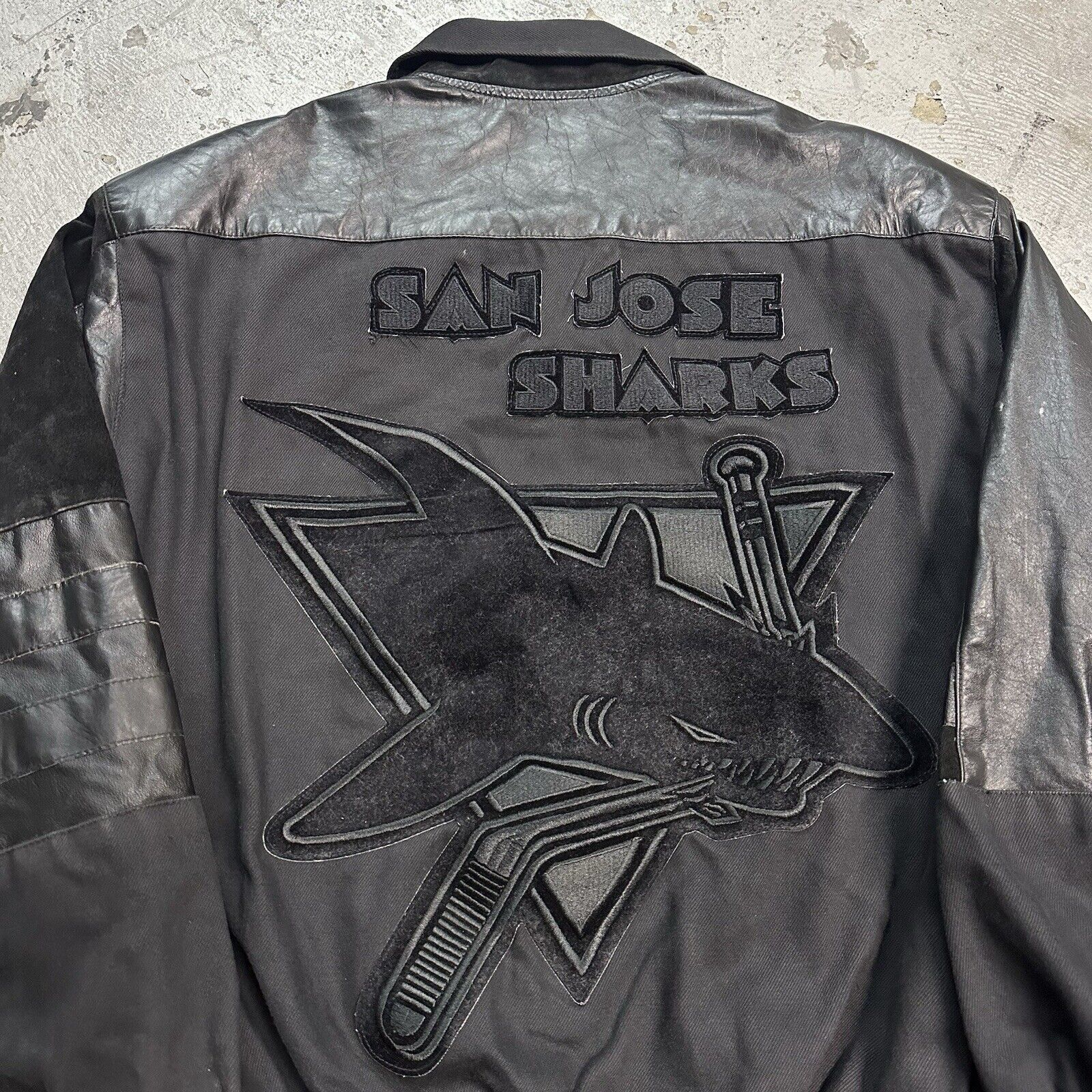 Jeff Hamilton × NHL × Vintage Vintage Jeff Hamilton San Jose Sharks Black Jacket XL Size US XL / EU 56 / 4 - 2 Thumbnail