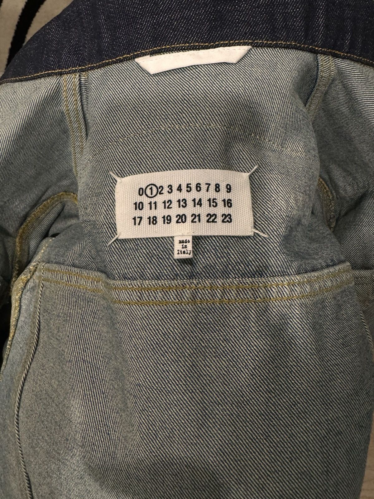 Maison Margiela Maison Margiela Patchwork Two-Tone Denim Jacket Size S / US 4 / IT 40 - 5 Thumbnail