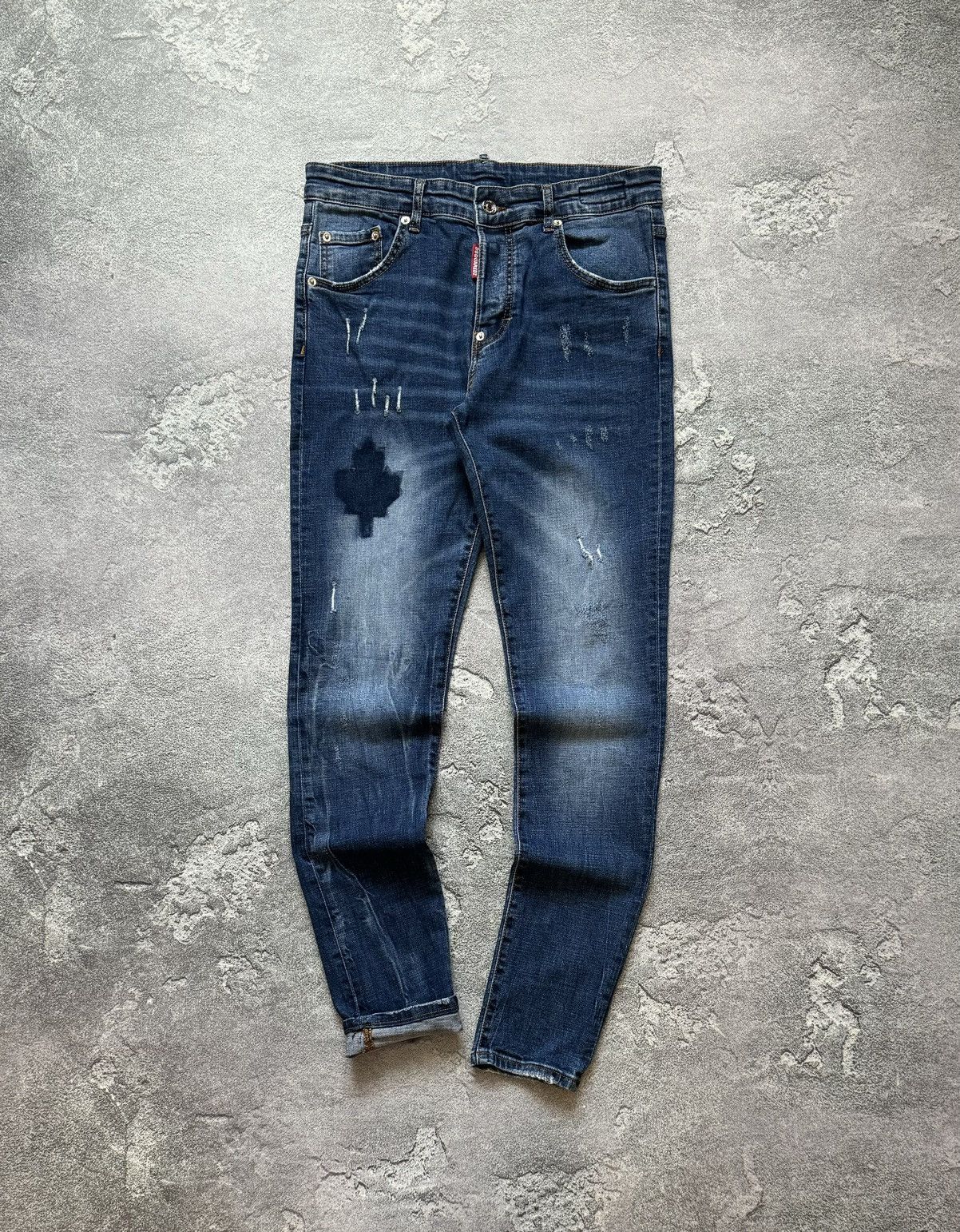 Dsquared2 Dsquared2 48 distressed denim pant trouser Jean chino Size US 32 / EU 48 - 1 Thumbnail