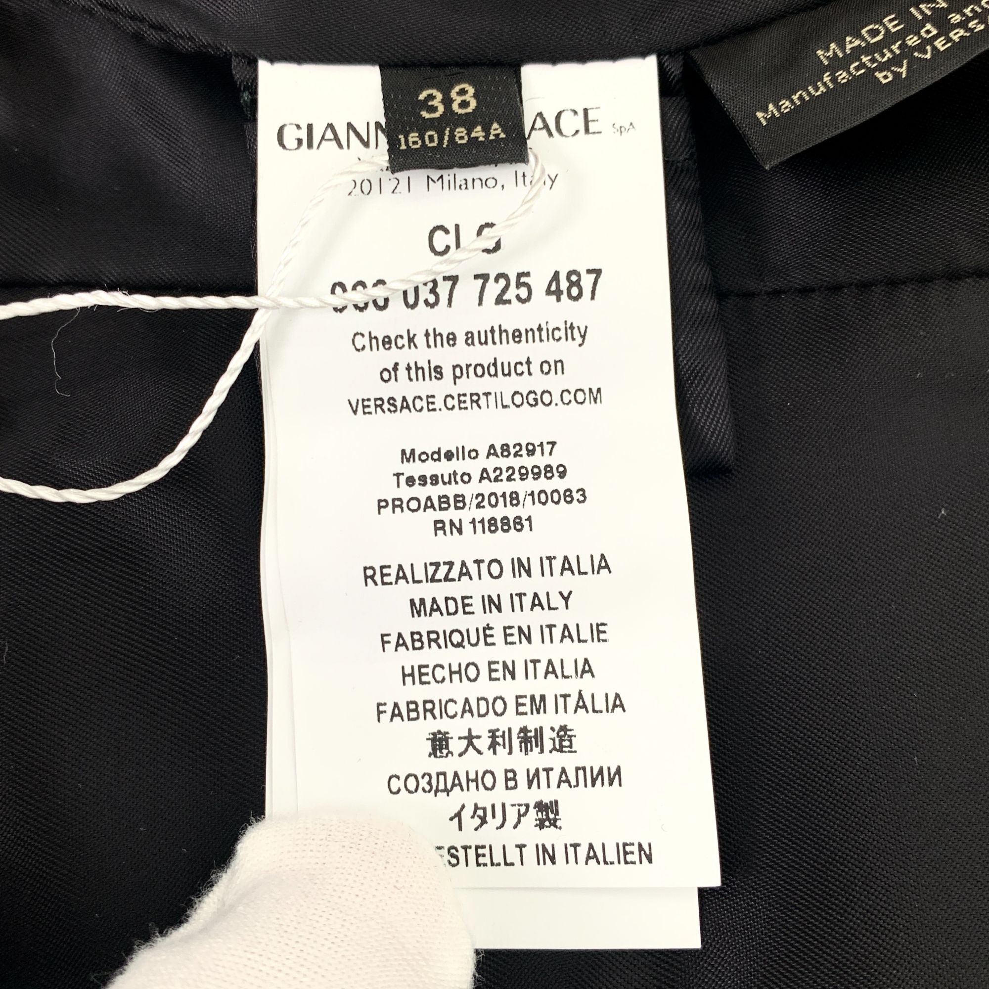 Versace Versace Mens Blazer With Unique Red & Blue Plaid Pattern Siz Size US XXS / EU 40 - 6 Thumbnail