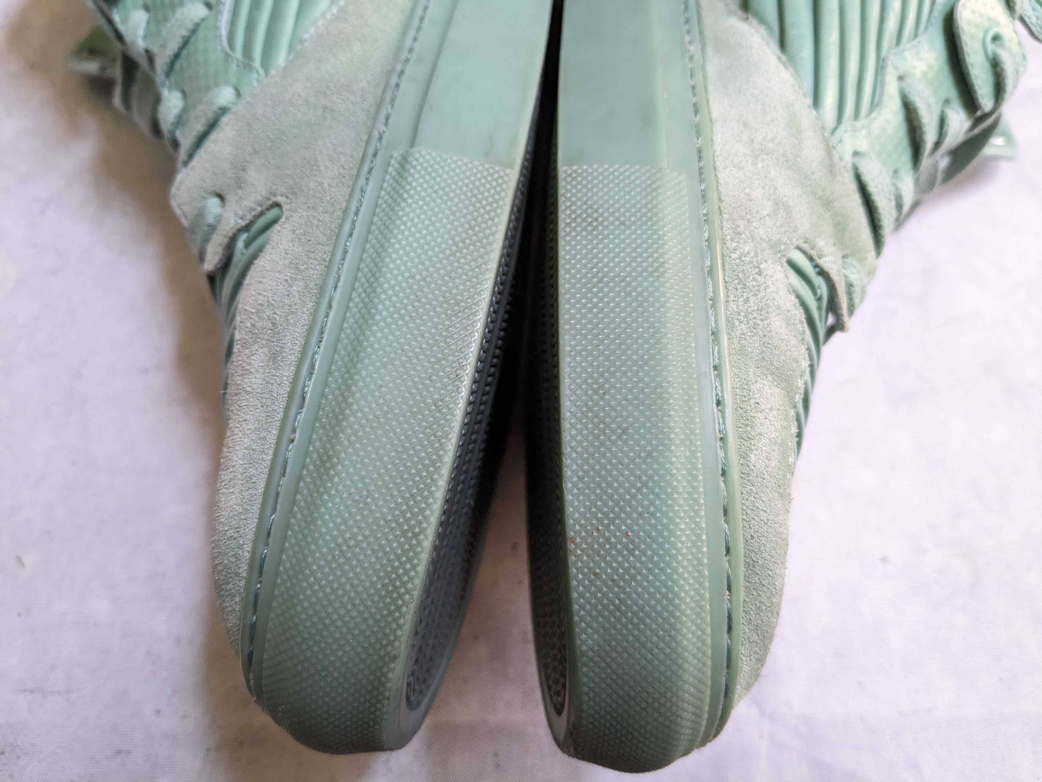 Balenciaga Balenciaga Arena High Top Sneakers Green 9 42 Cotes Leather Size US 9 / EU 42 - 9 Thumbnail
