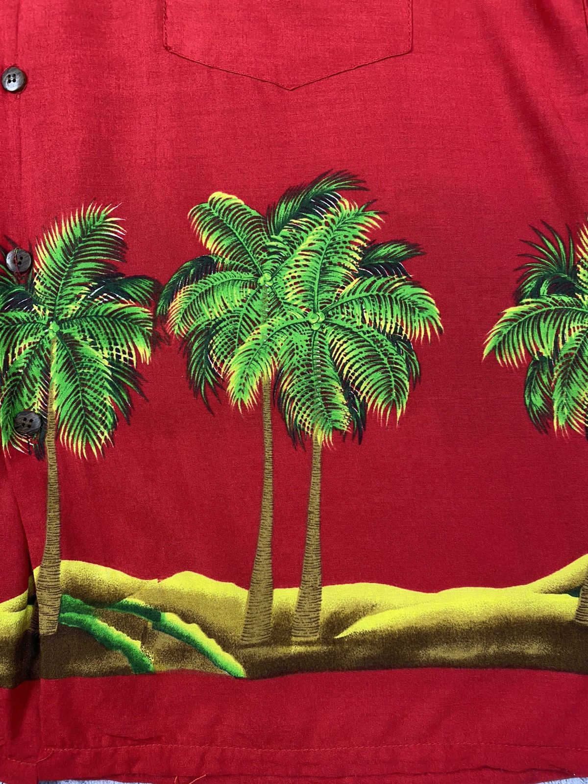 Other Vintage Blue Wave Hawaii Hawaiian Palm Shirt Size XL Size US XL / EU 56 / 4 - 9 Thumbnail