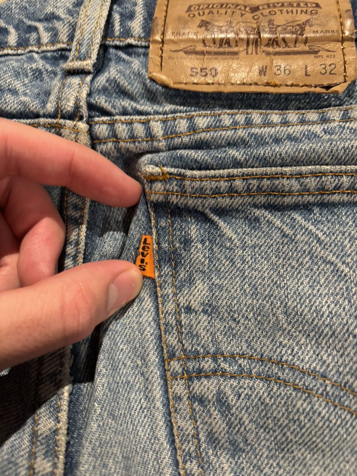 Levi's × Vintage Vintage 550 Levi’s Size US 36 / EU 52 - 7 Thumbnail