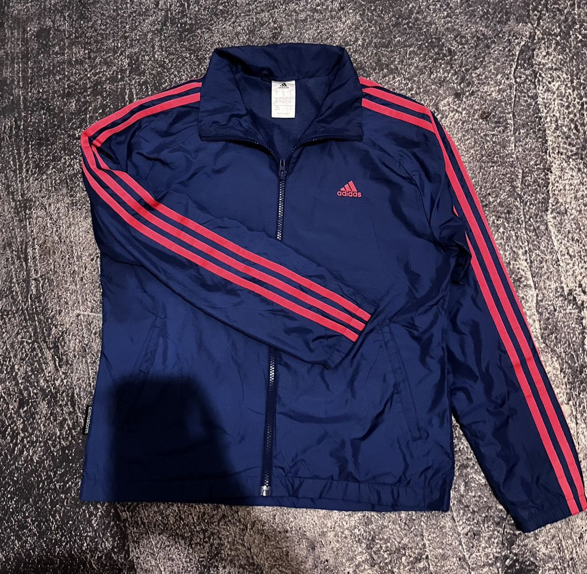 Adidas Adidas Track Jacket 3-Stripes (Navy-Red) Size US XS / EU 42 / 0 - 2 Thumbnail