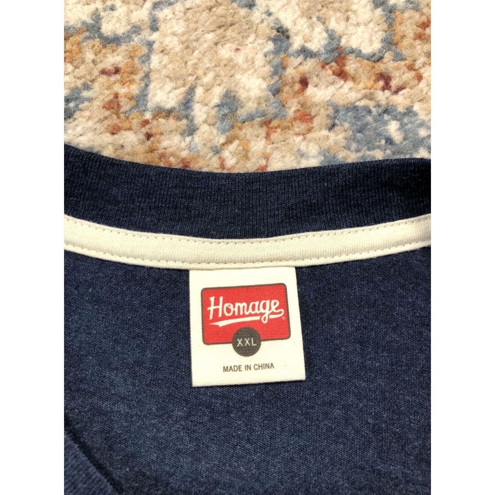Vintage VINTAGE Homage Cleveland Ohio Shirt Mens 2XL Blue City Graphic Tee Soft Crewneck Size US XXL / EU 58 / 5 - 7 Thumbnail
