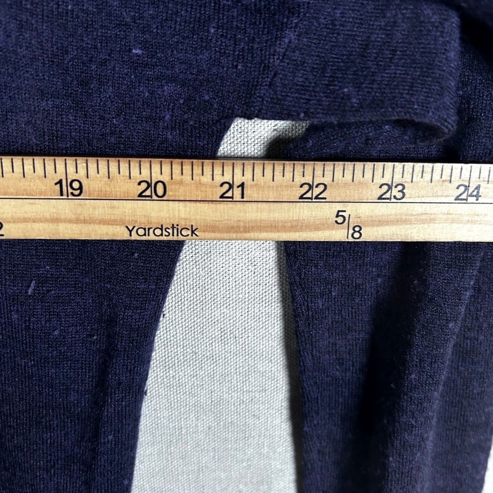 Vintage The Limited Womens Large Purple Merino Wool Blend Long Sleeve Knit Sweater Top Size L / US 10 / IT 46 - 6 Thumbnail