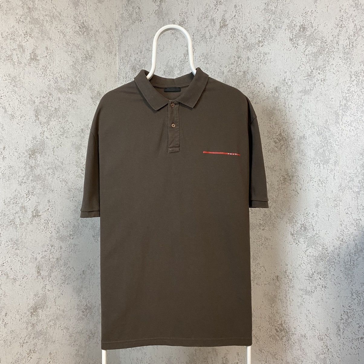 Prada Prada Polo T Shirt Red Tab XXL Size US XXL / EU 58 / 5 - 1 Thumbnail