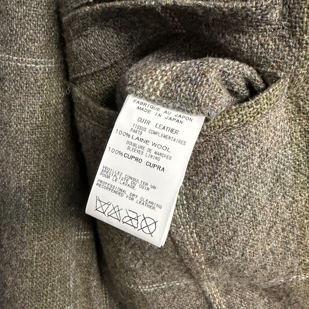 Yohji Yamamoto YOHJI YAMAMOTO POUR HOMME 2012 AW Leather Blazer Jacket Size US M / EU 48-50 / 2 - 14 Thumbnail