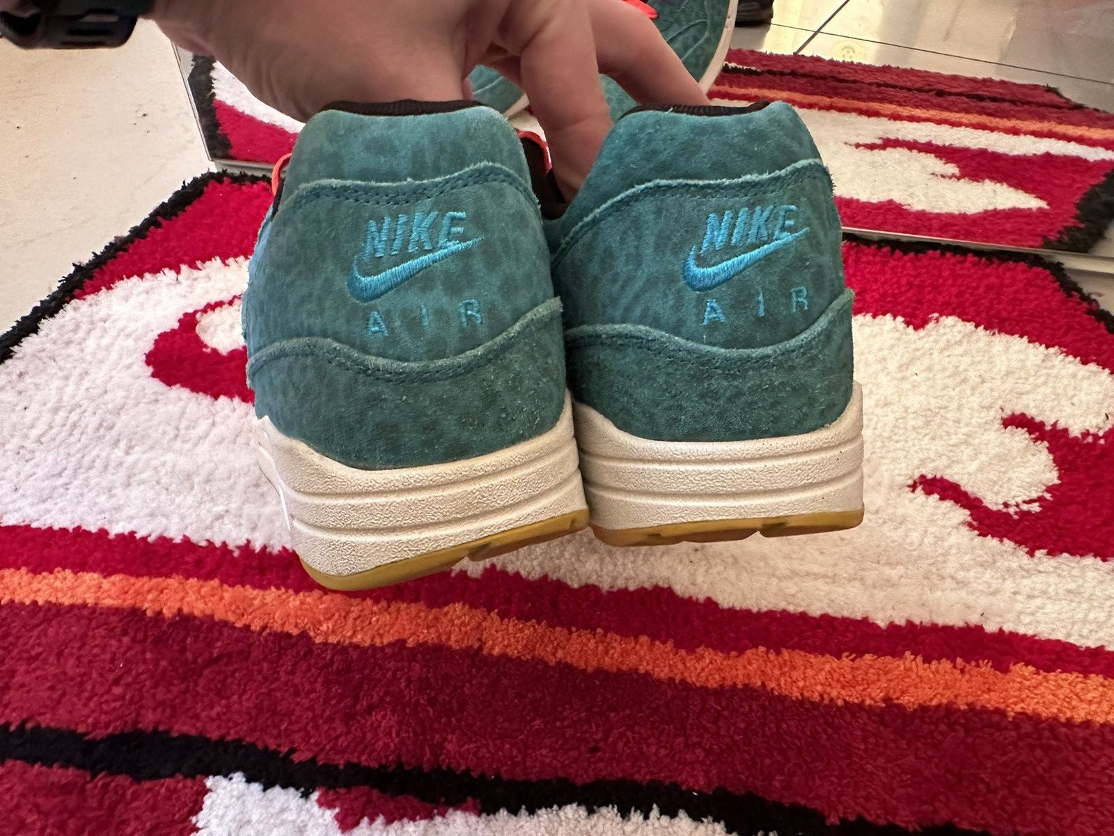 Nike × Vintage Vintage Nike air max 90 sneakers blue leopard rare US 8.5 Size US 8.5 / EU 41-42 - 6 Thumbnail