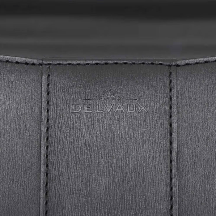 Delvaux Lumore MM Leather Two-Handbag Black x White Size ONE SIZE - 12 Thumbnail