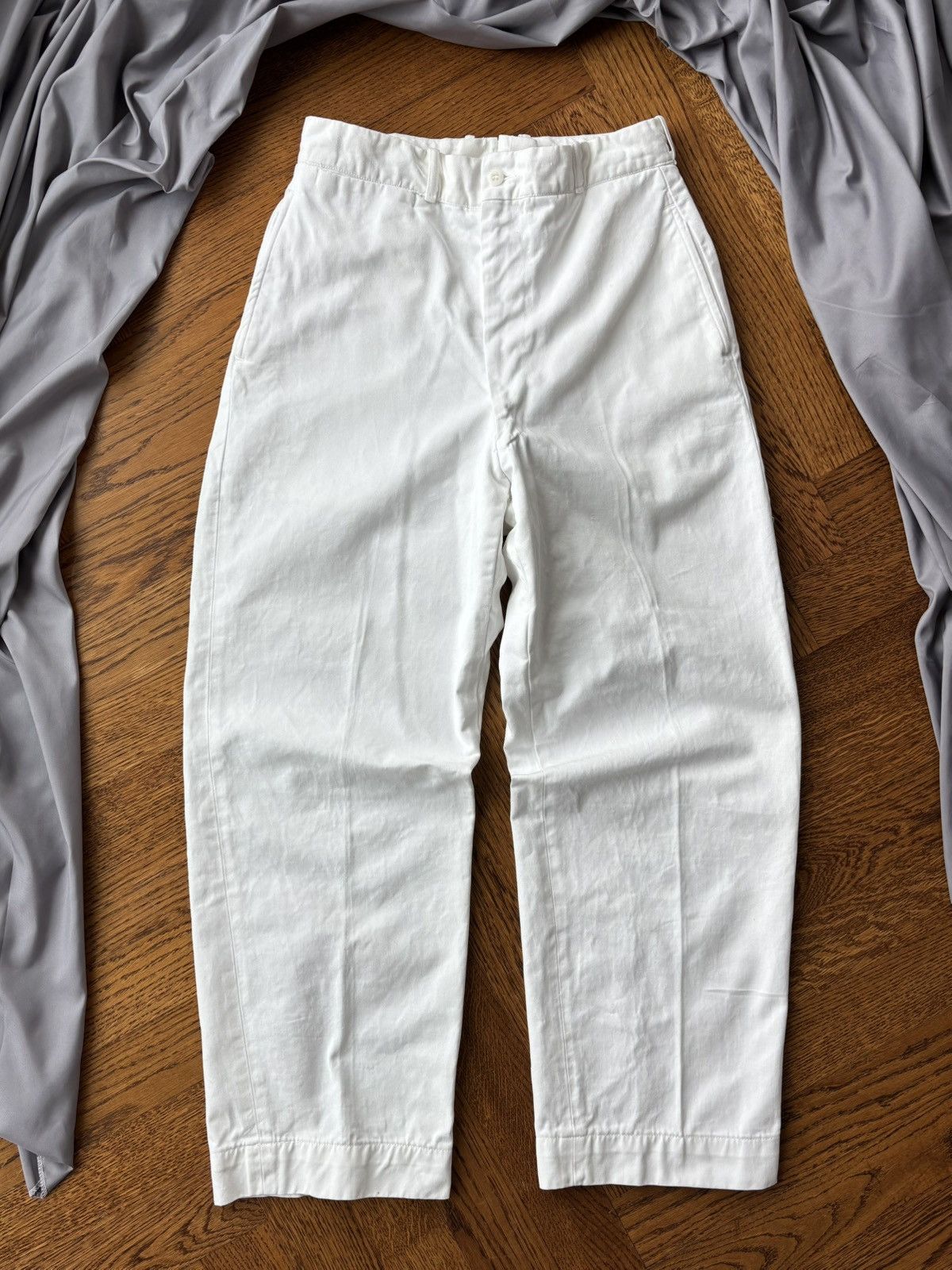 Vintage 1950s Trousers True Vintage Royal Canadian Navy Dress Pants Size 34R - 16 Thumbnail