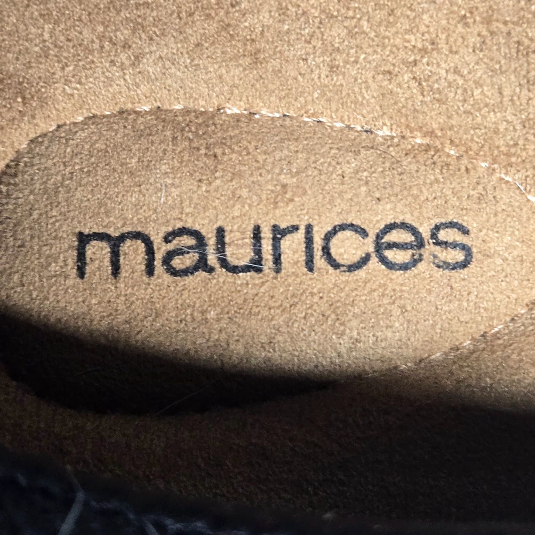 Vintage Maurices Red Plaid Moccasin Slippers Women’s 10M Faux Fur Comfort Size US 10 / IT 40 - 8 Thumbnail
