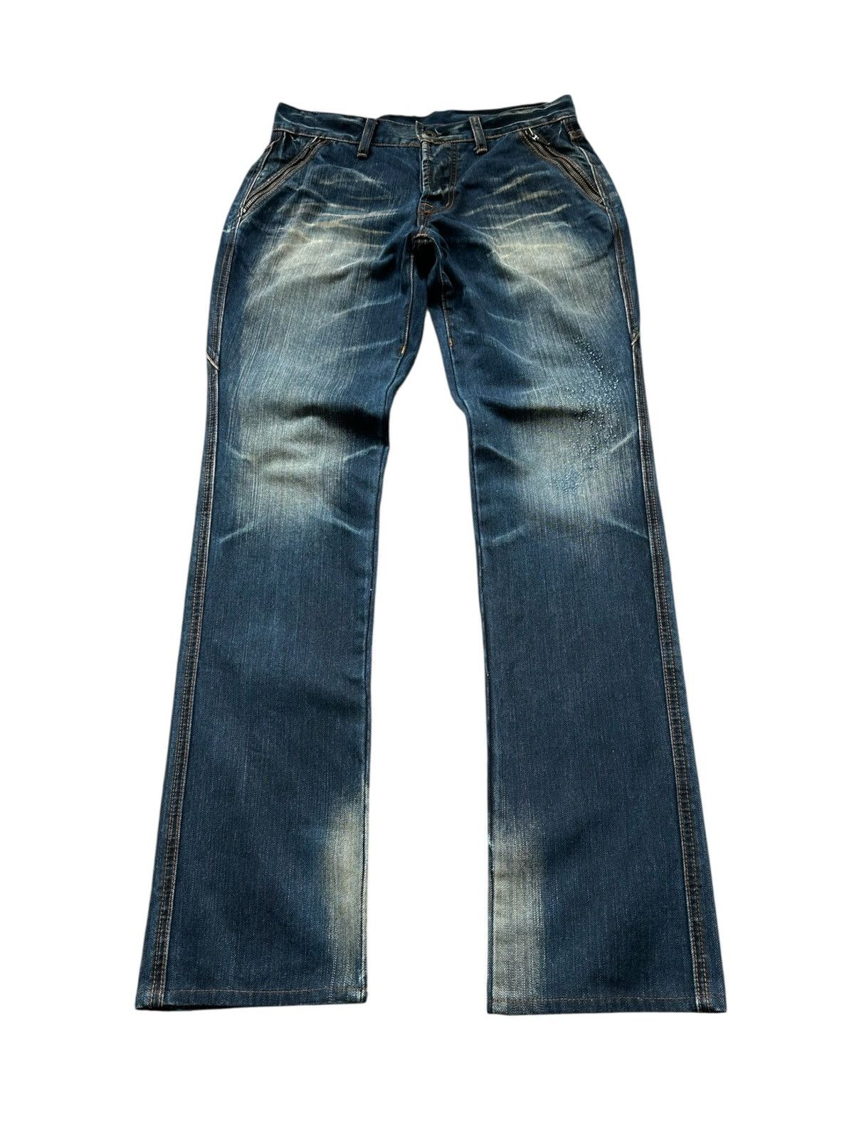 Boycott 2000's Boycott - Indigo distressed blue jeans Size US 31 - 2 Thumbnail