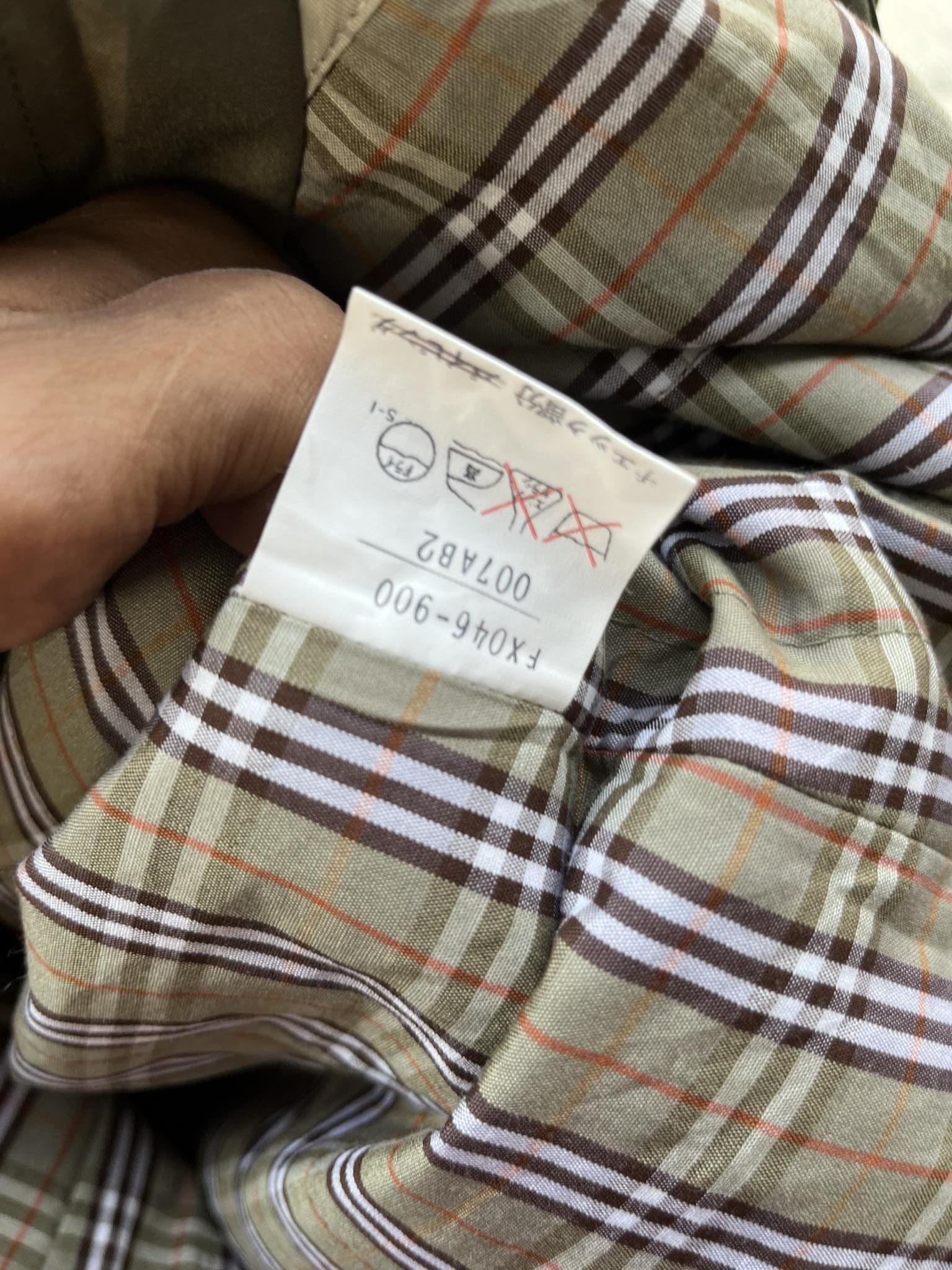 Vintage Burberry Midi Skirt Nova Check Inner 90s Size 24" / US 00 / IT 34 - 6 Preview