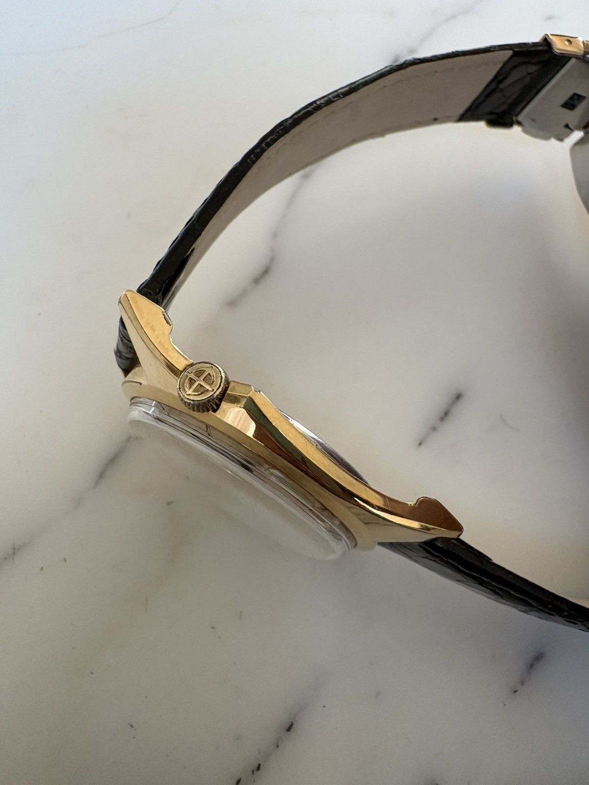 Other Zodiac Olympos 703-918 VTG 70s Mystery Dial 17J Swiss Auto Size ONE SIZE - 7 Thumbnail
