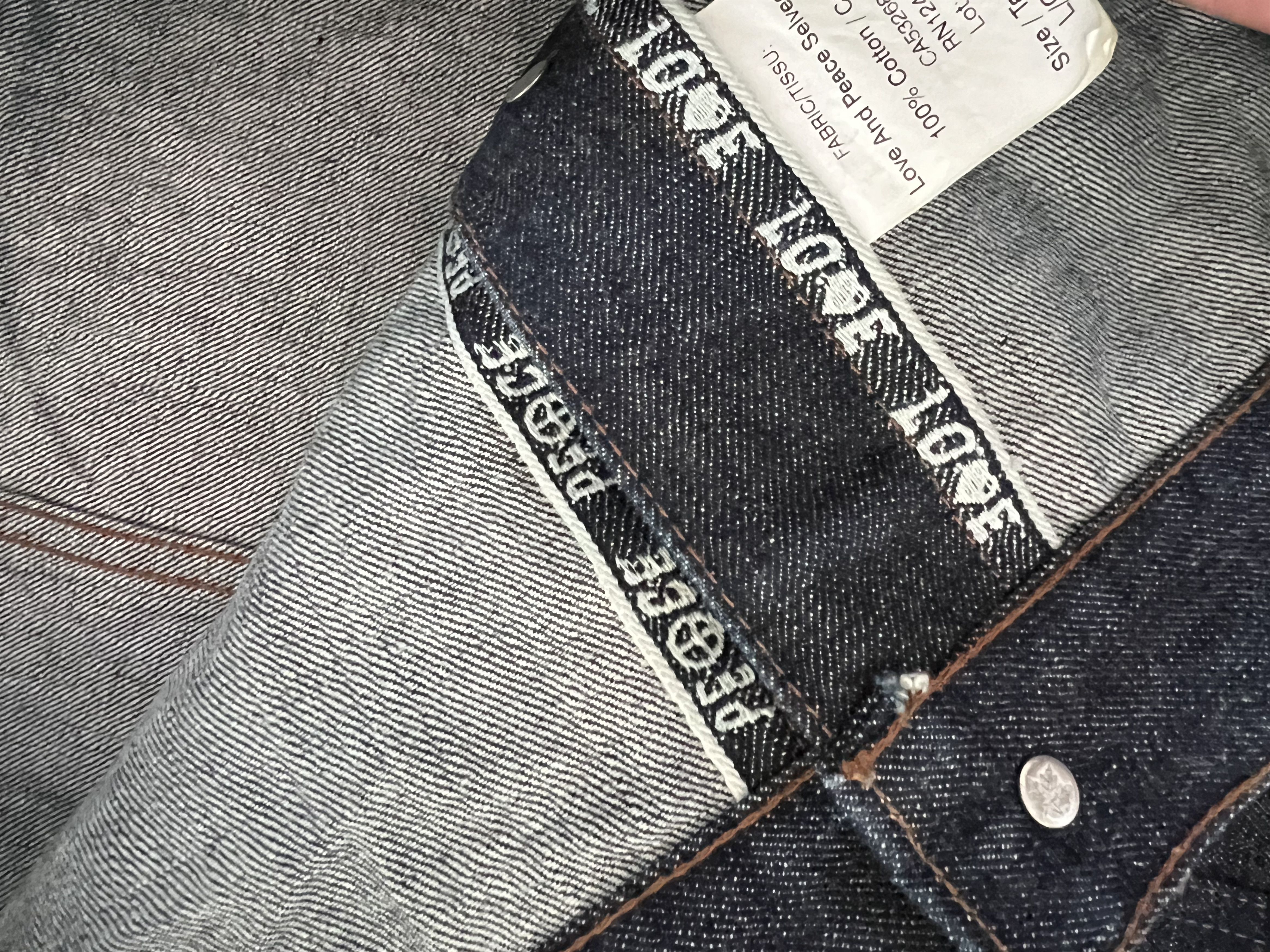Naked & Famous Naked & Famous Love & Peace Selvedge Denim Jacket Size US L / EU 52-54 / 3 - 4 Thumbnail