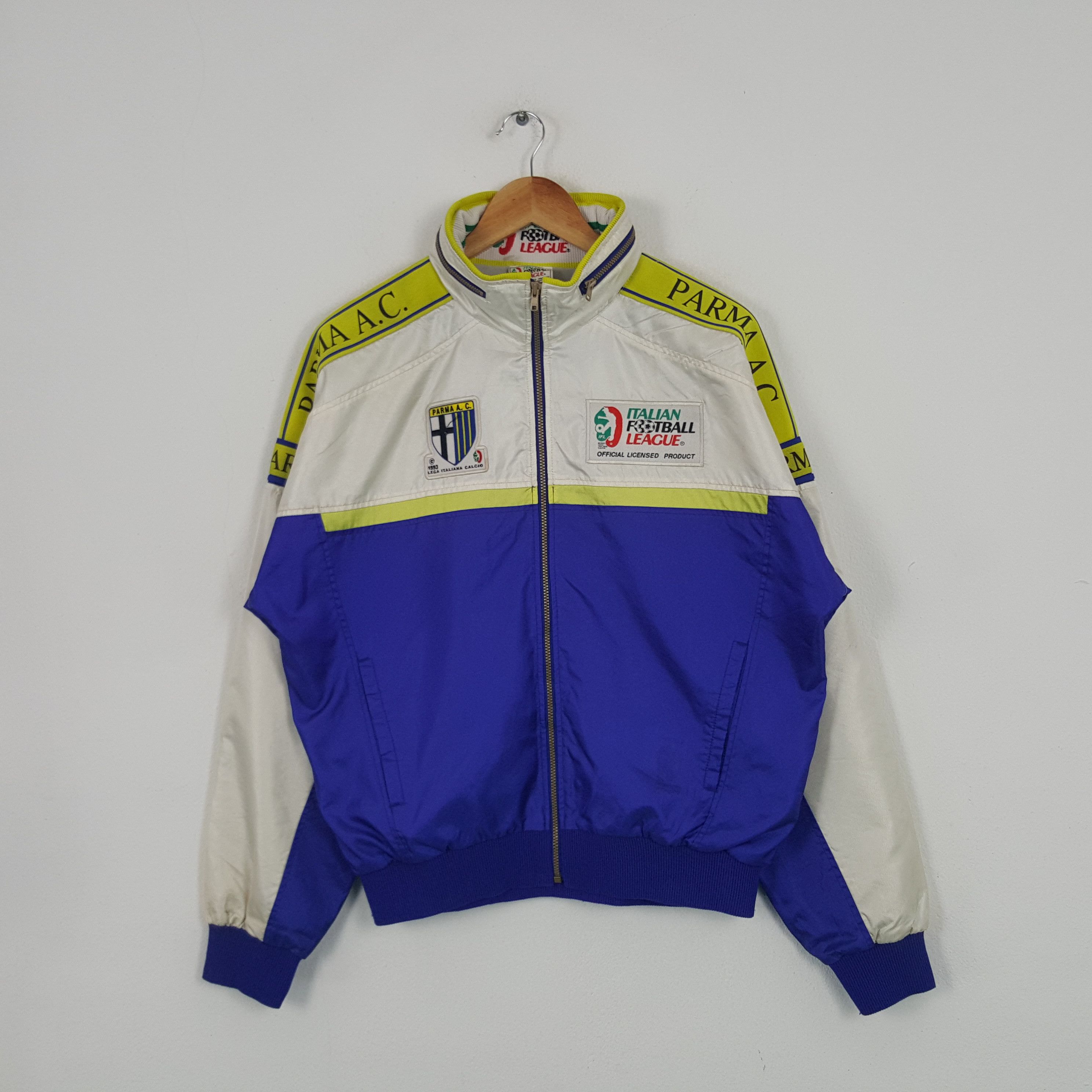 Vintage Vintage A.C. Parma Lega Italiana Calcio Football Club Jacket Size US L / EU 52-54 / 3 - 3 Thumbnail