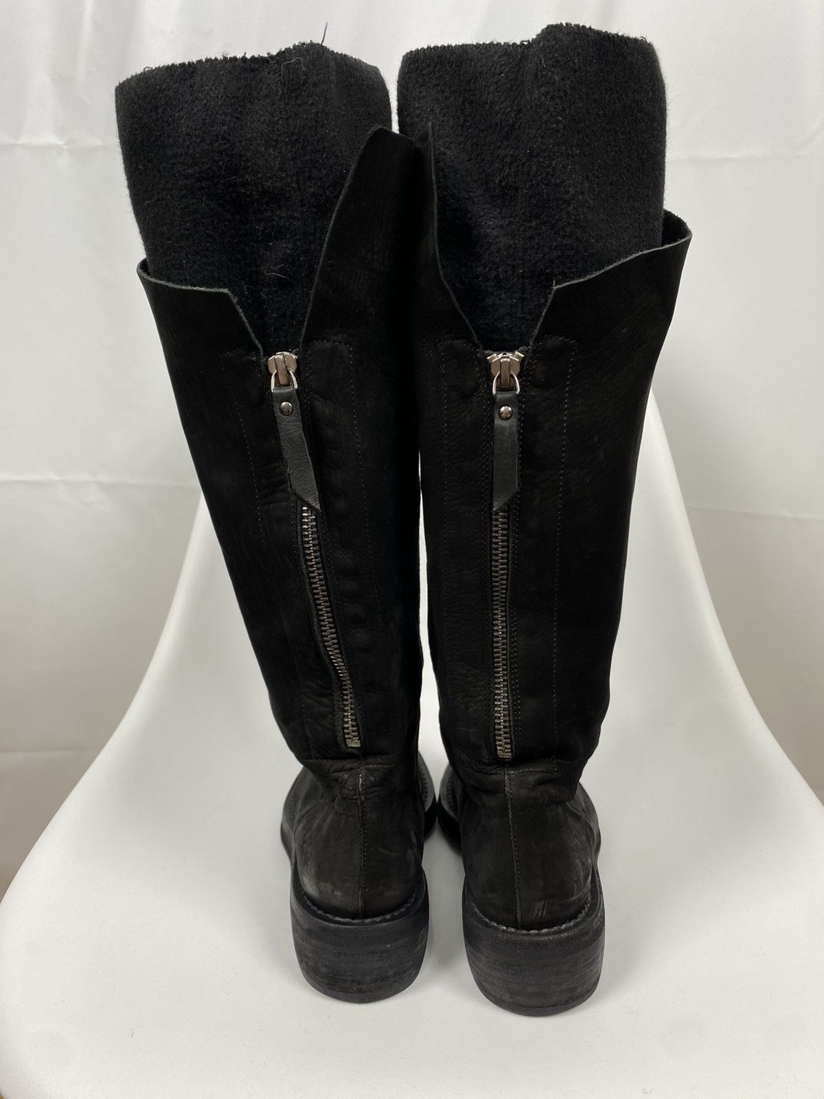 VIC MATI Vic Matie Genuine Leather Waxed Boots Sock size 37 Size US 7 / IT 37 - 4 Thumbnail