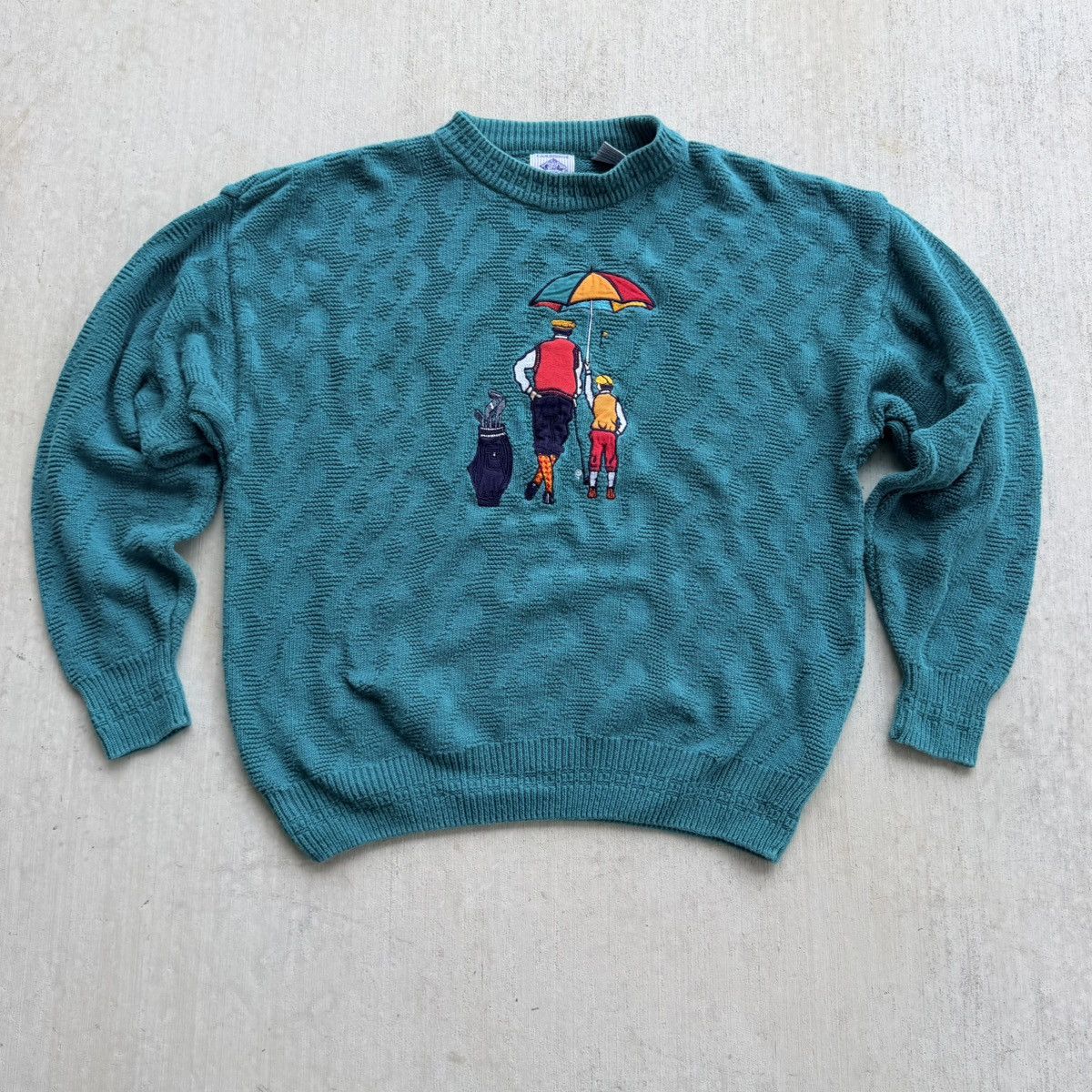 Vintage Vintage Cambridge Classics Knit Sweater Golfer Size Large Size US L / EU 52-54 / 3 - 1 Thumbnail