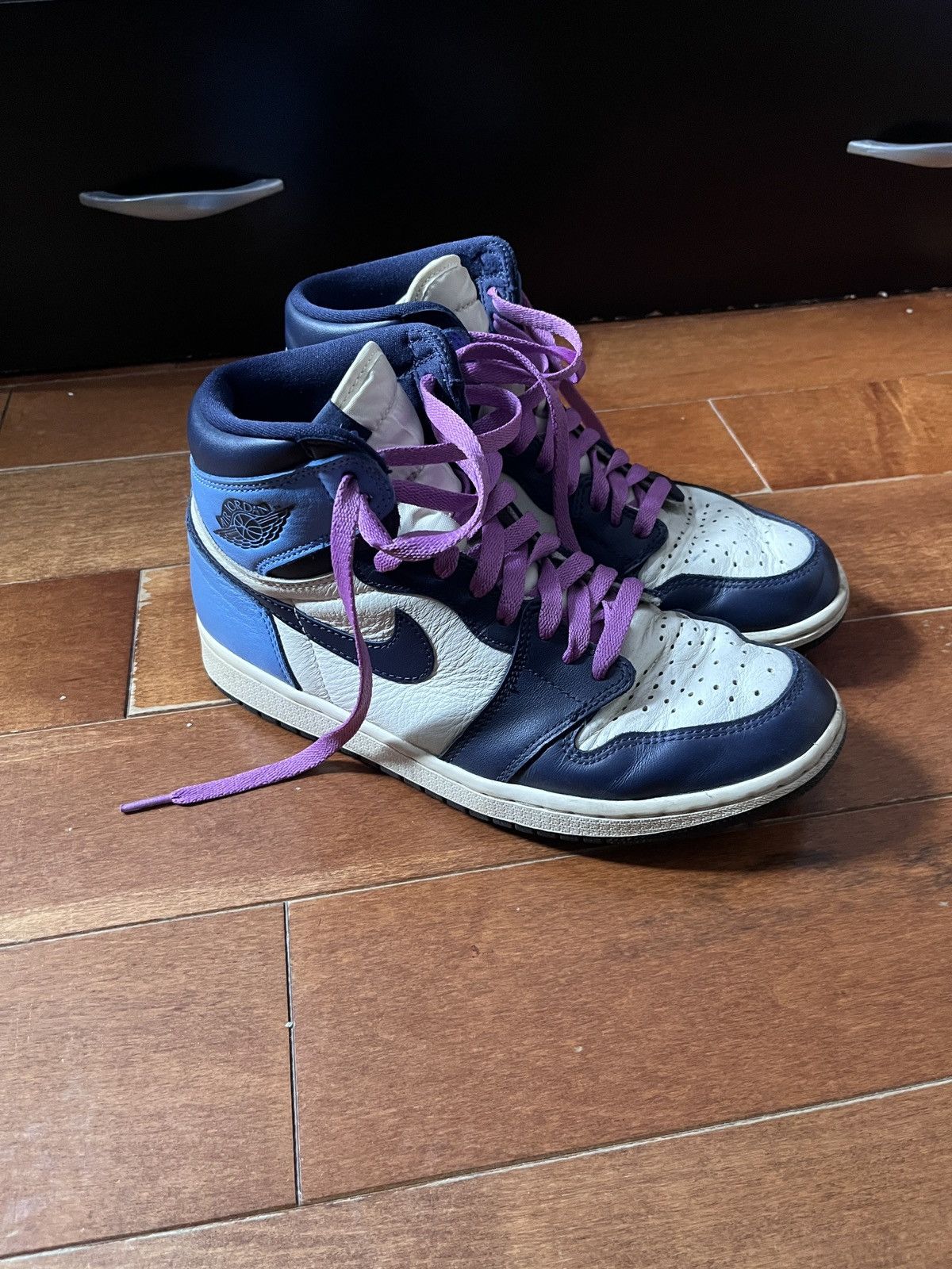 Nike Air Jordan 1 Obsidian - sz 8US - used Size US 8 / EU 41 - 1 Thumbnail