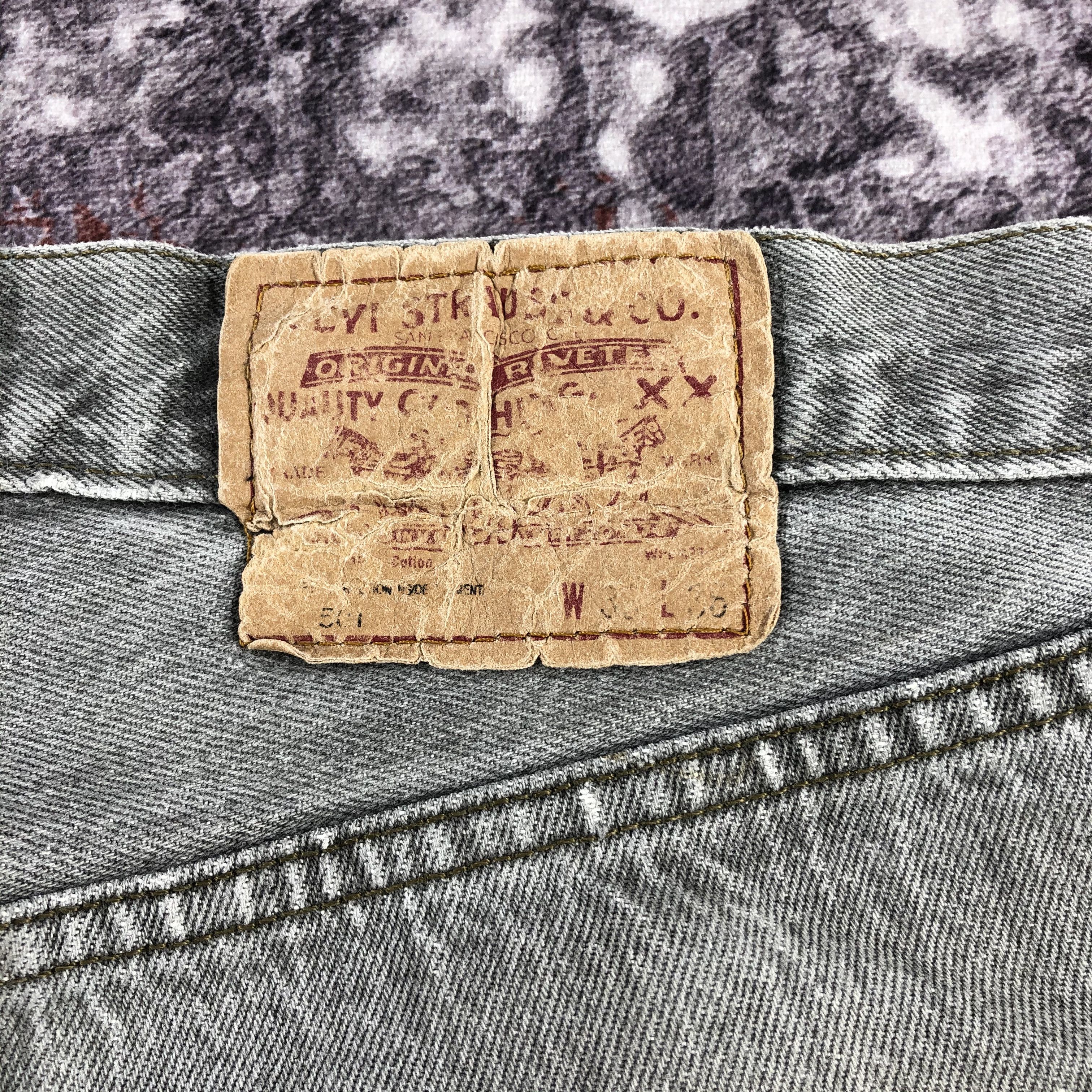 Levi's × Vintage Vintage 90s Levis 501 Earth Tone Jeans-JM2373 Size US 33 - 6 Thumbnail