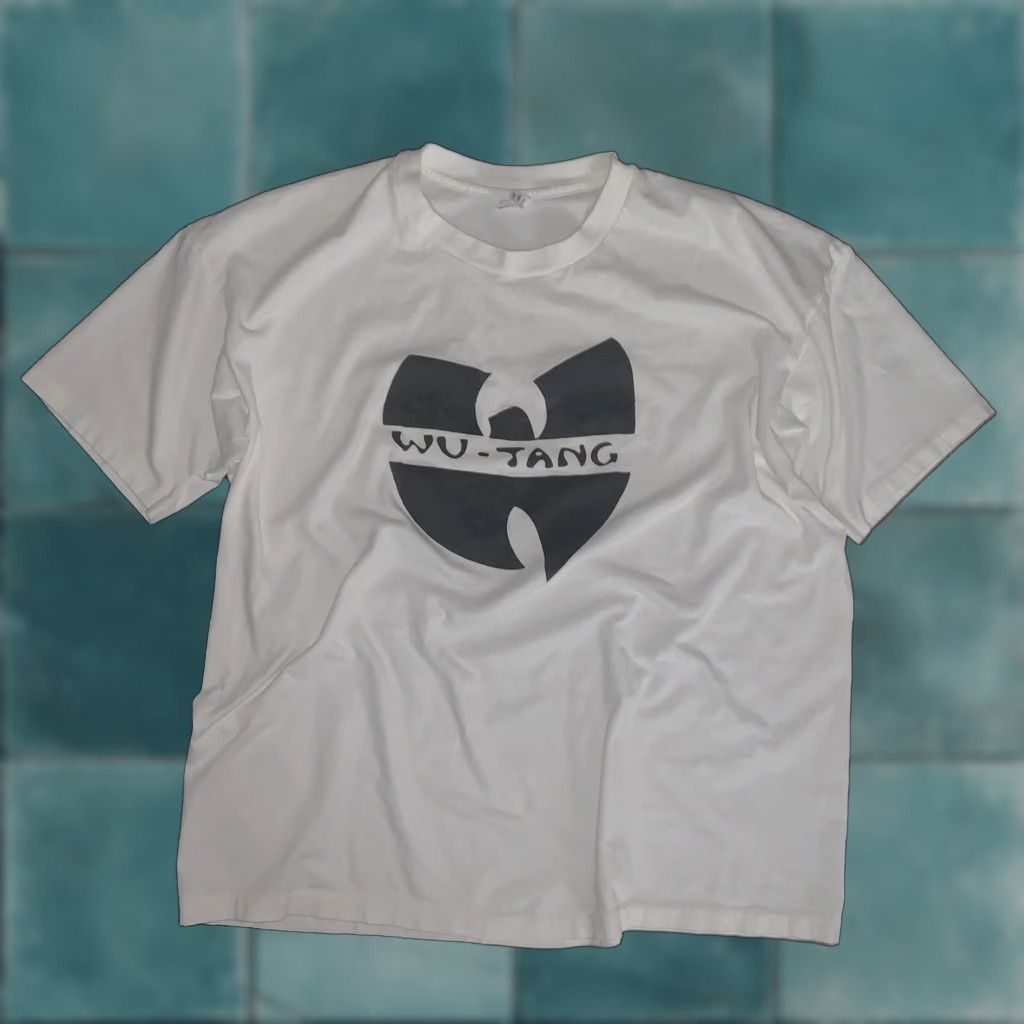 Anvil VINTAGE Wu Tang Clan T-Shirt 90s White Crew Neck Short Sleeve Graphic Tee Men 3XL Wu Wear ODB 36 Chambers USA Rap Size US XXL / EU 58 / 5 - 1 Thumbnail