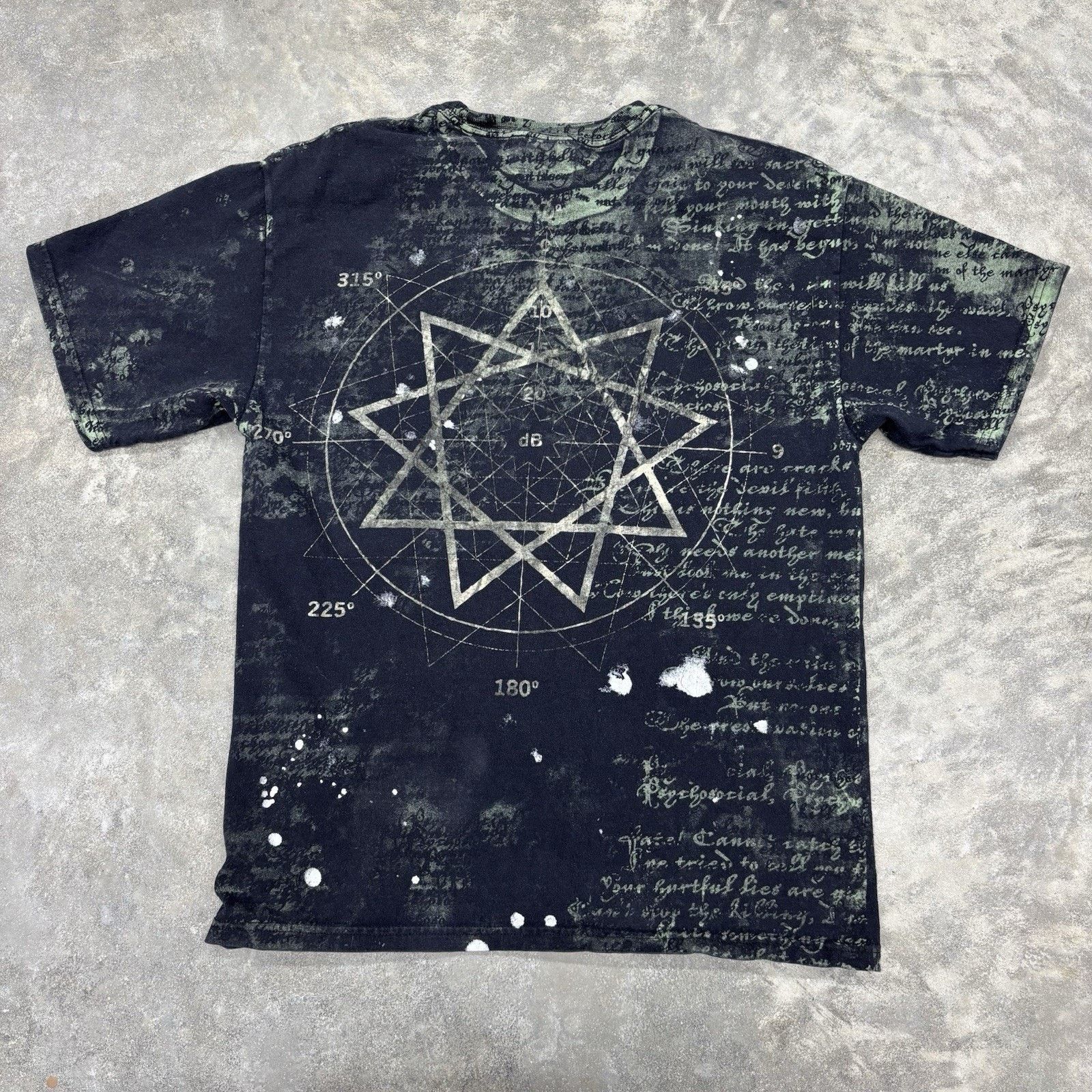 Hanes Vintage 2000s Slipknot All Over Print Short Sleeve T Shirt M Size US M / EU 48-50 / 2 - 5 Thumbnail