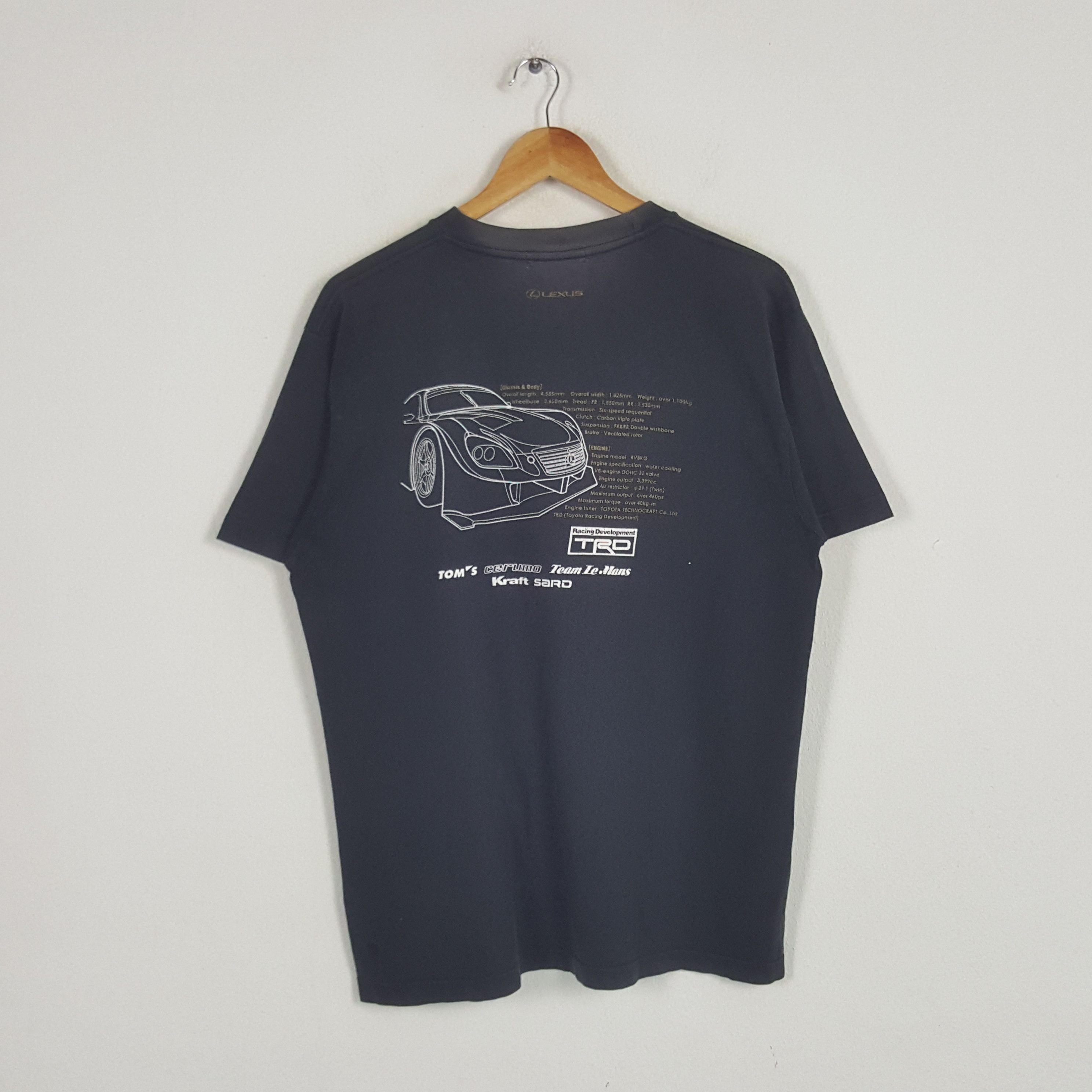 Japanese Brand × Vintage Vintage TRD Toyota Lexus Racing Development Promo Tshirt Size US L / EU 52-54 / 3 - 1 Thumbnail