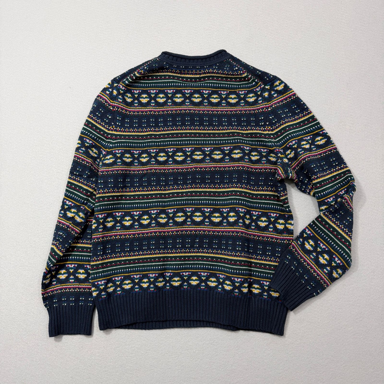 Lands' End Lands End Fair Isle Roll Neck Sweater Men's Medium Geometric Size US M / EU 48-50 / 2 - 7 Thumbnail