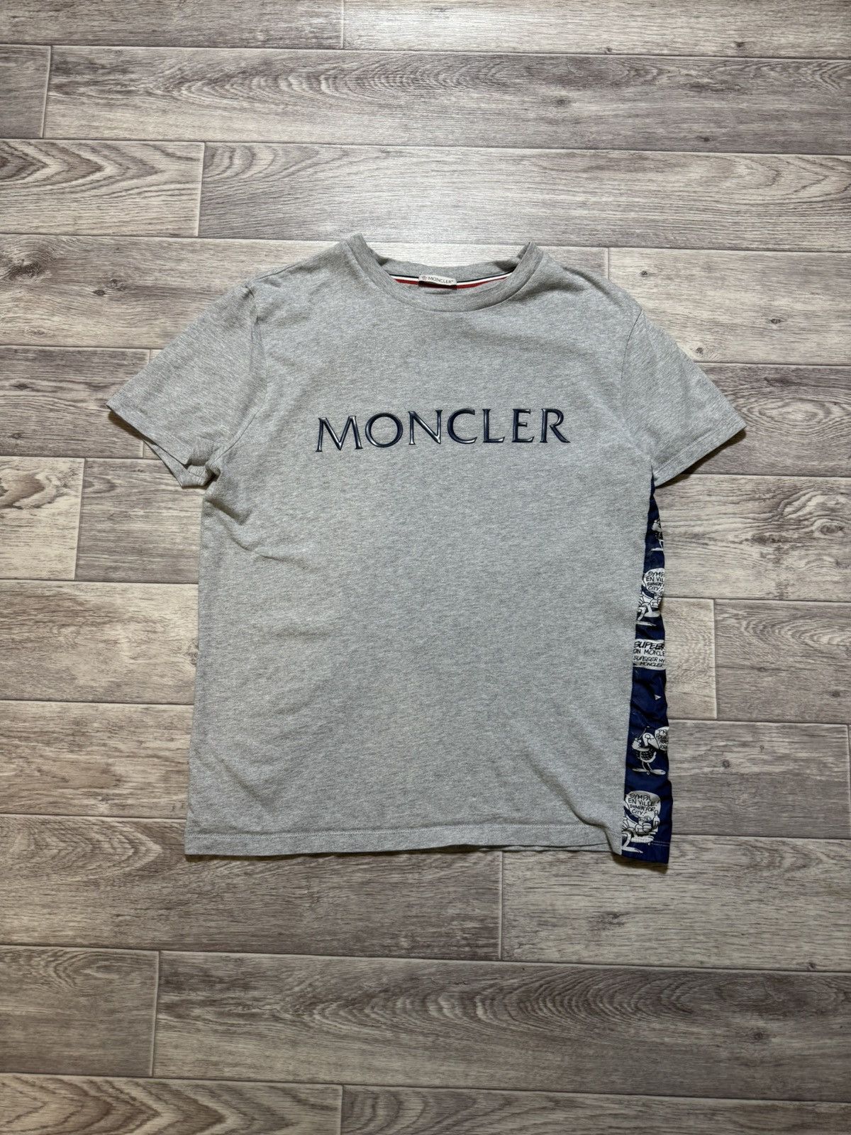 Moncler Moncler Letter Logo Maglia Short Sleeve t-shirt Size US M / EU 48-50 / 2 - 1 Thumbnail