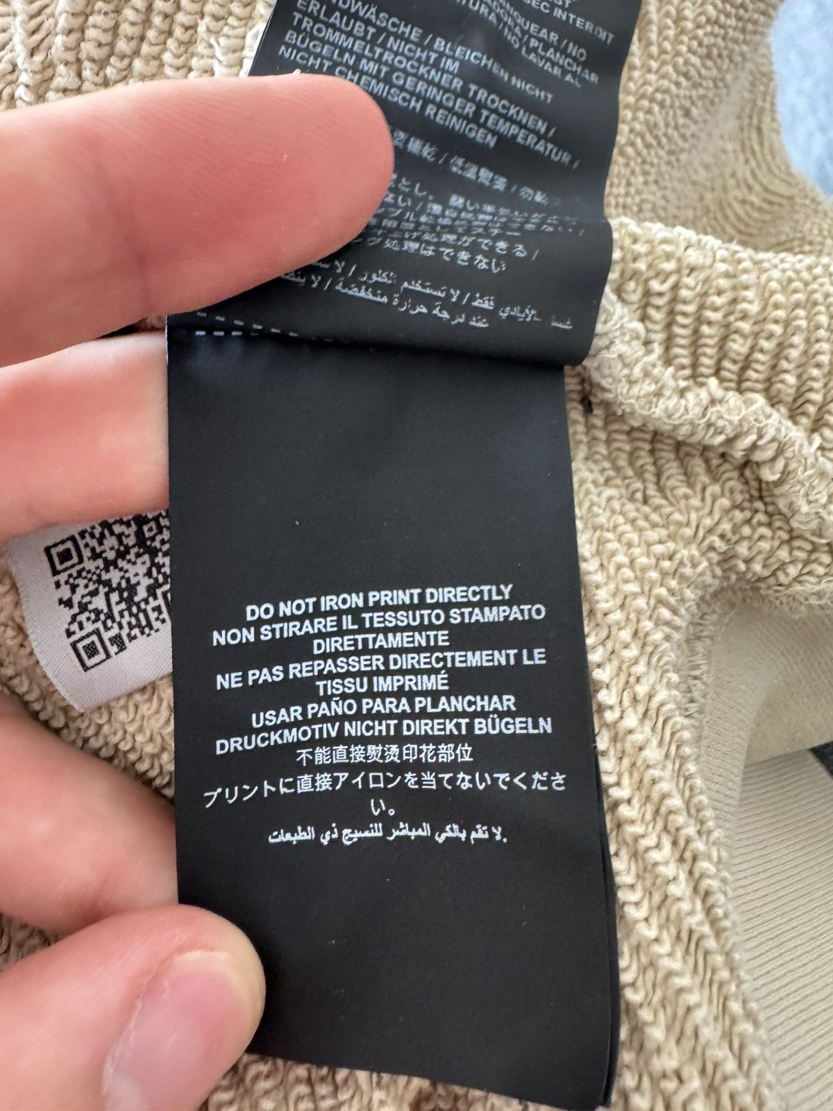 Palm Angels Palm Angels Cactus Oversize Beige Hoodie Size US M / EU 48-50 / 2 - 17 Thumbnail