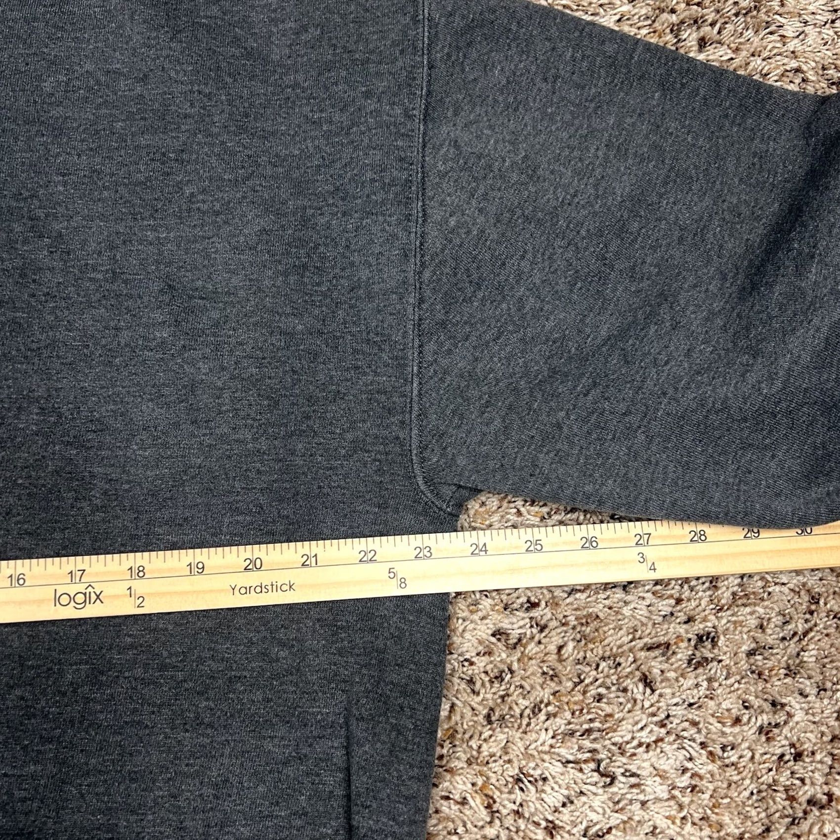 Russell Athletic VINTAGE Russell Athletic Sweatshirt Gray Blank Crewneck L Adults Unisex 90s / 60/40 Polyester Cotton Size US L / EU 52-54 / 3 - 7 Thumbnail