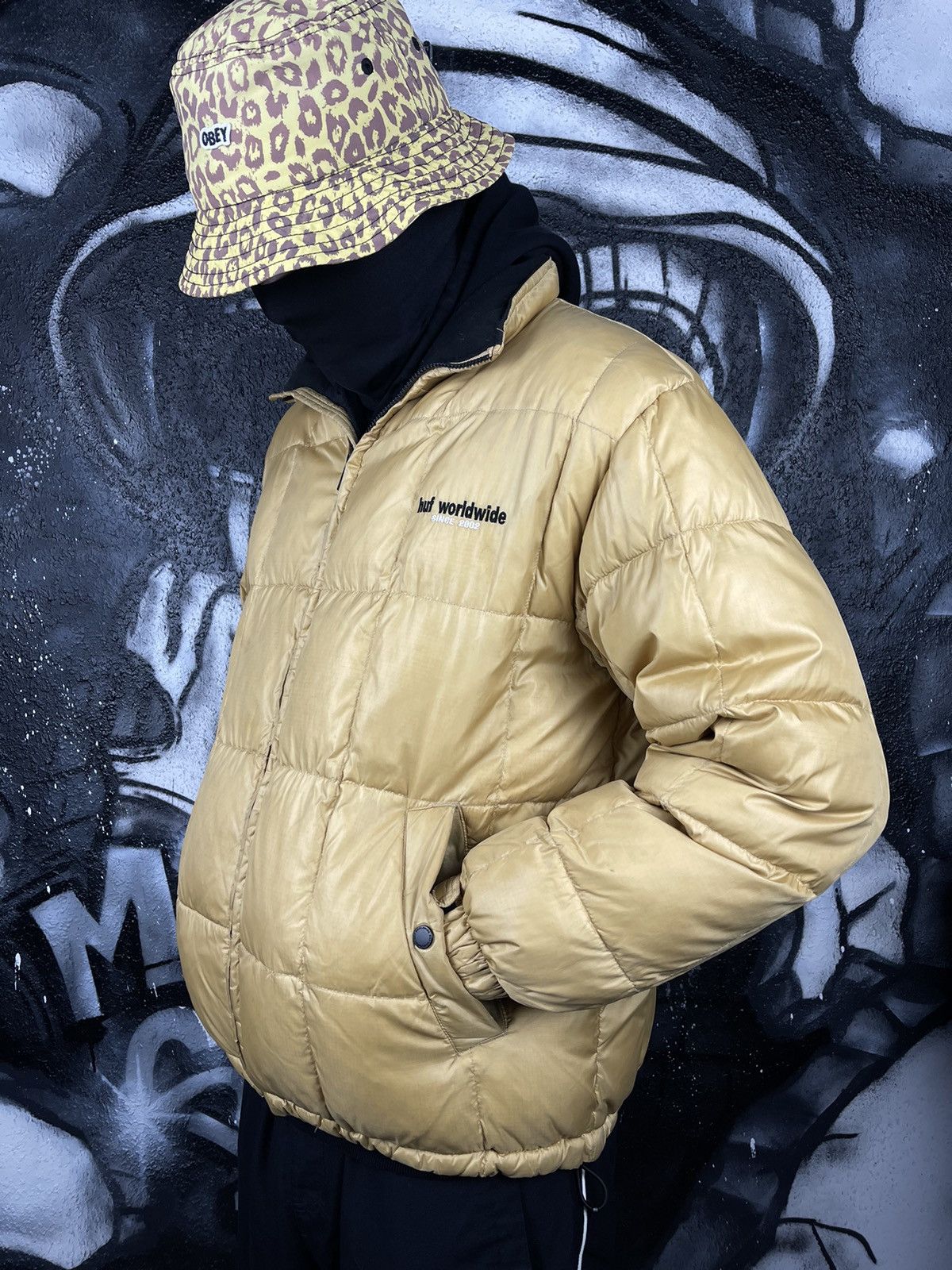 Huf × Vintage Huf Worldwide Down Puffer Jacket Men’s Size M Size US M / EU 48-50 / 2 - 2 Thumbnail