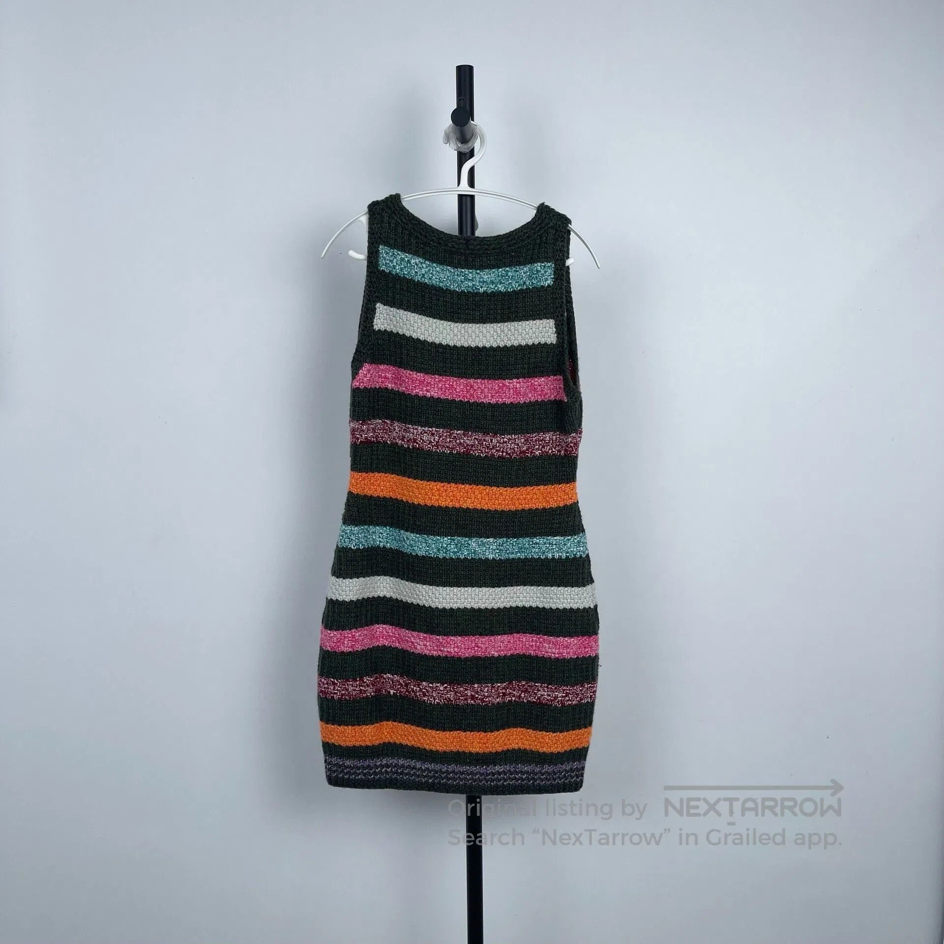 Chanel Chanel Rainbow Stripe Knit V. Size S / US 4 / IT 40 - 2 Thumbnail