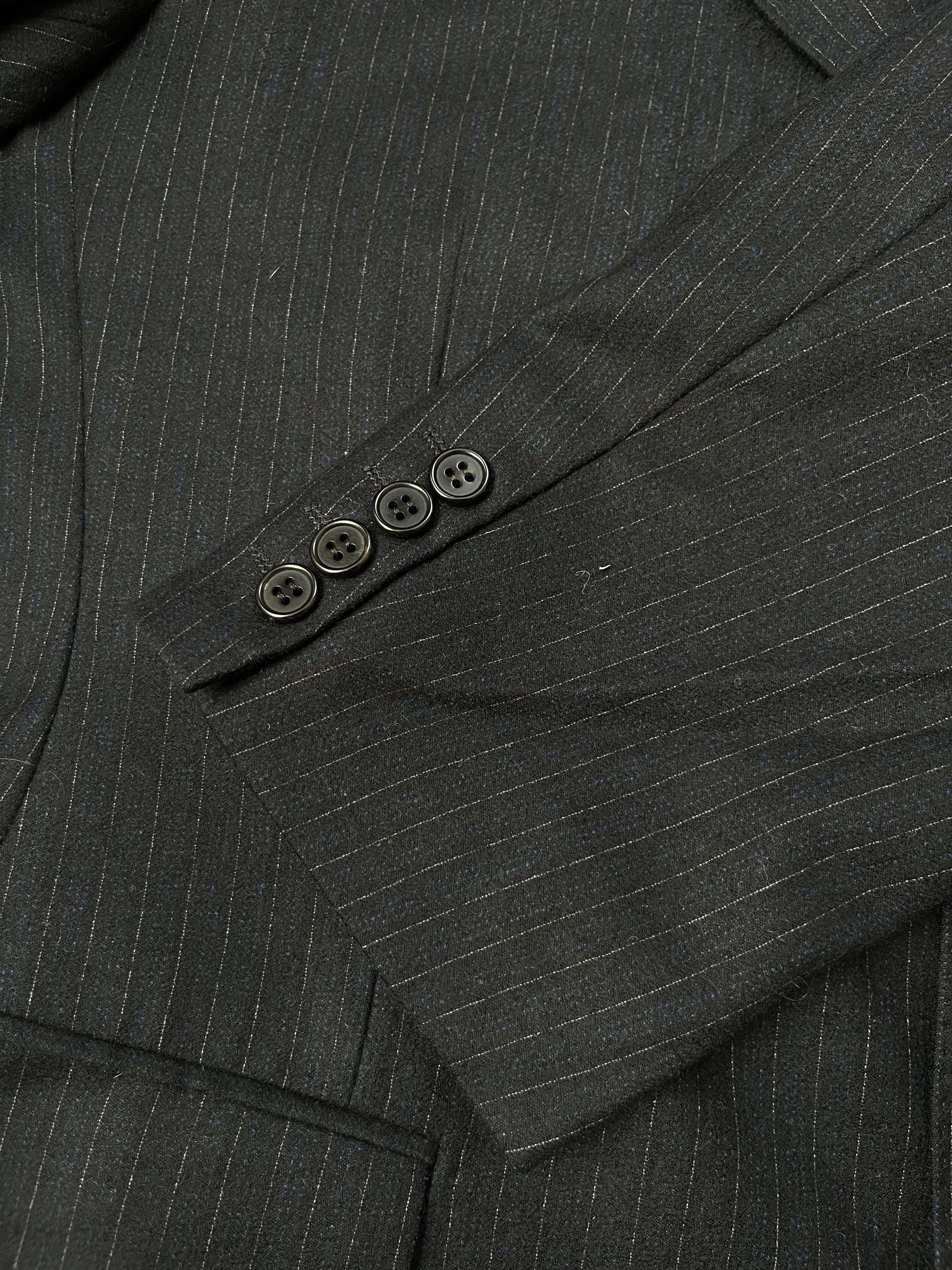 Burberry Vintage Burberry's Wool Cashmere Suit Pinstripe Size 42R Size 42R - 6 Thumbnail