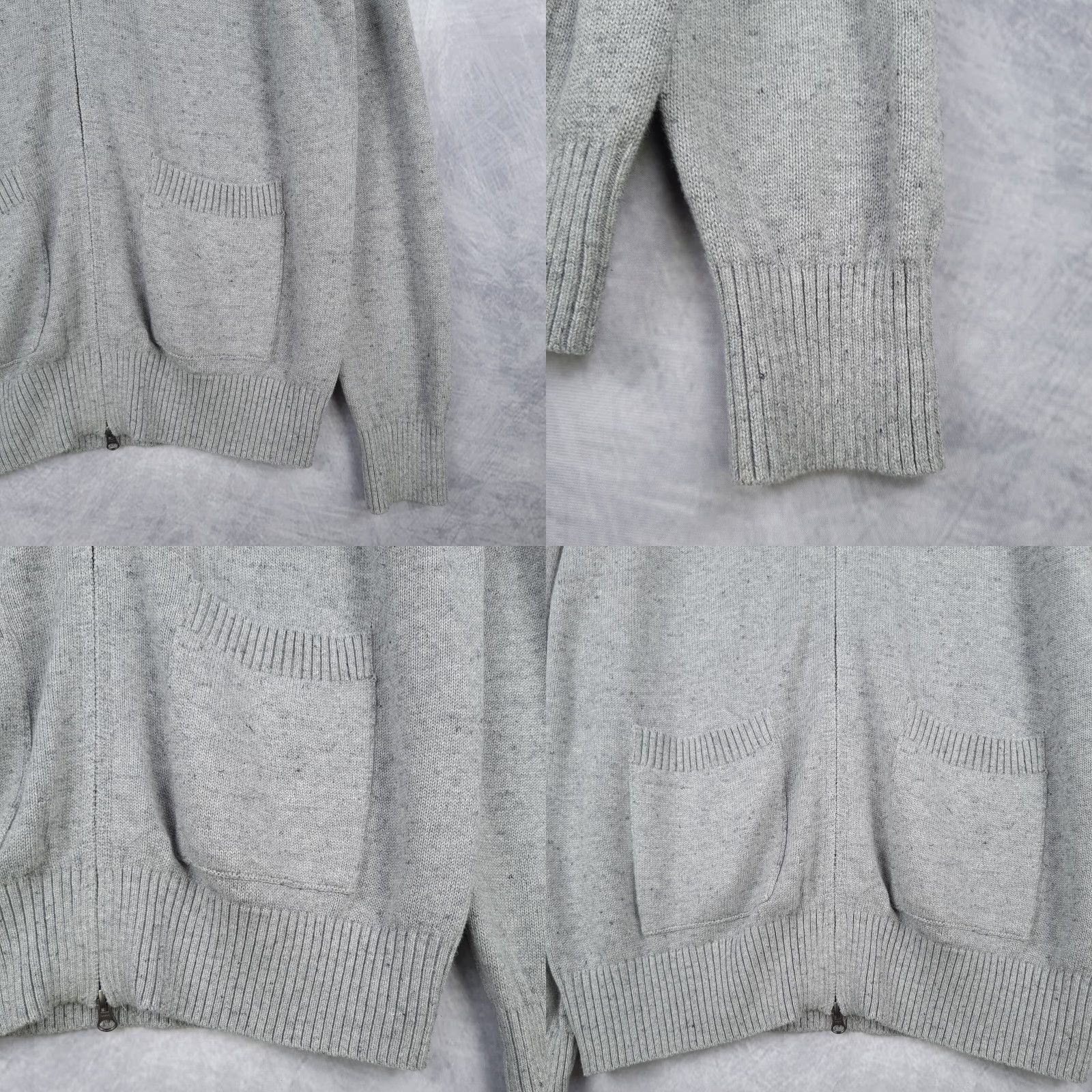 Banana Republic Banana Republic Cardigan Sweater Mens XL Gray Full Zip Shawl Collar Pockets NWT Size US XL / EU 56 / 4 - 8 Thumbnail